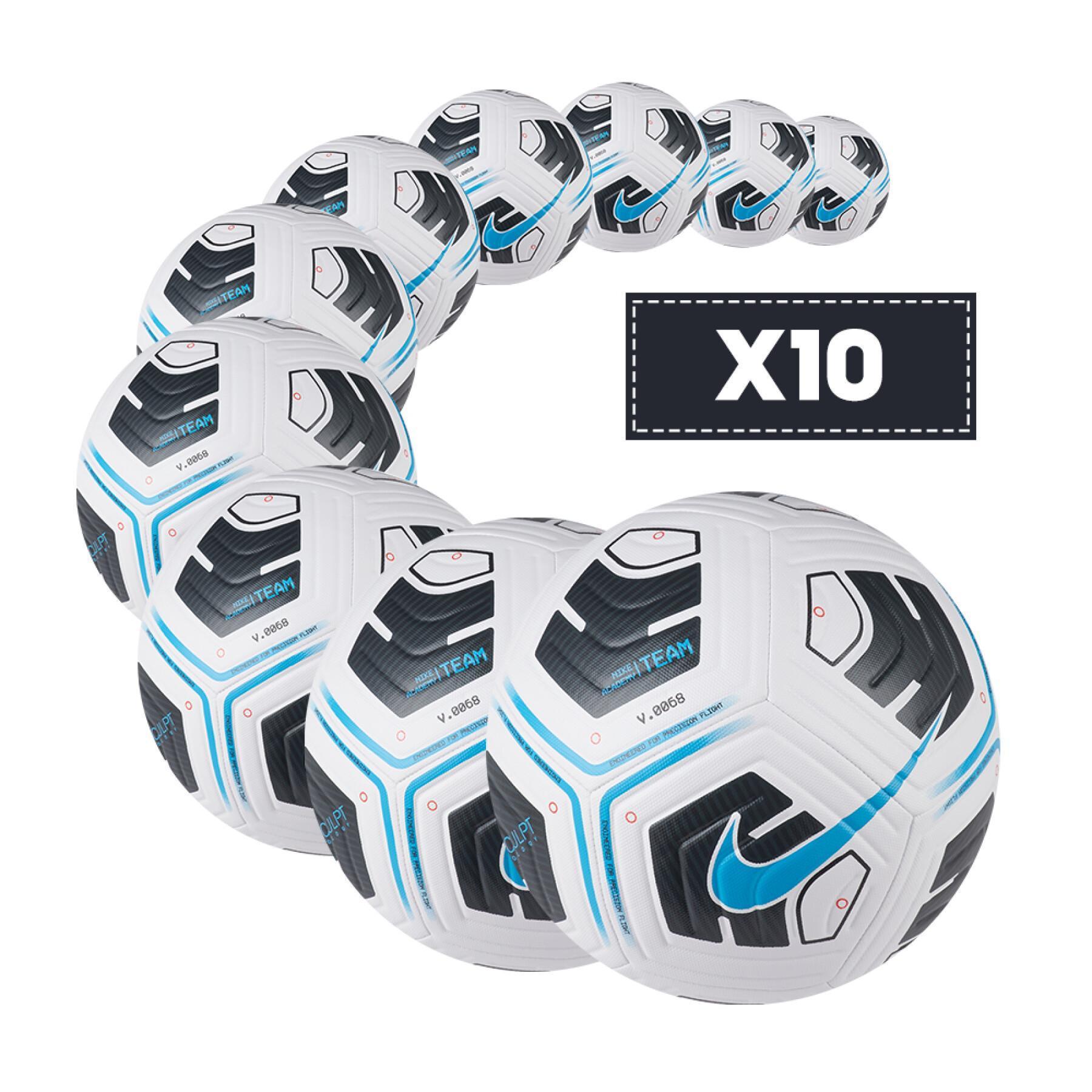 Lot de 10 Ballons Nike Academy - Lots de ballons - Packs - Espace club