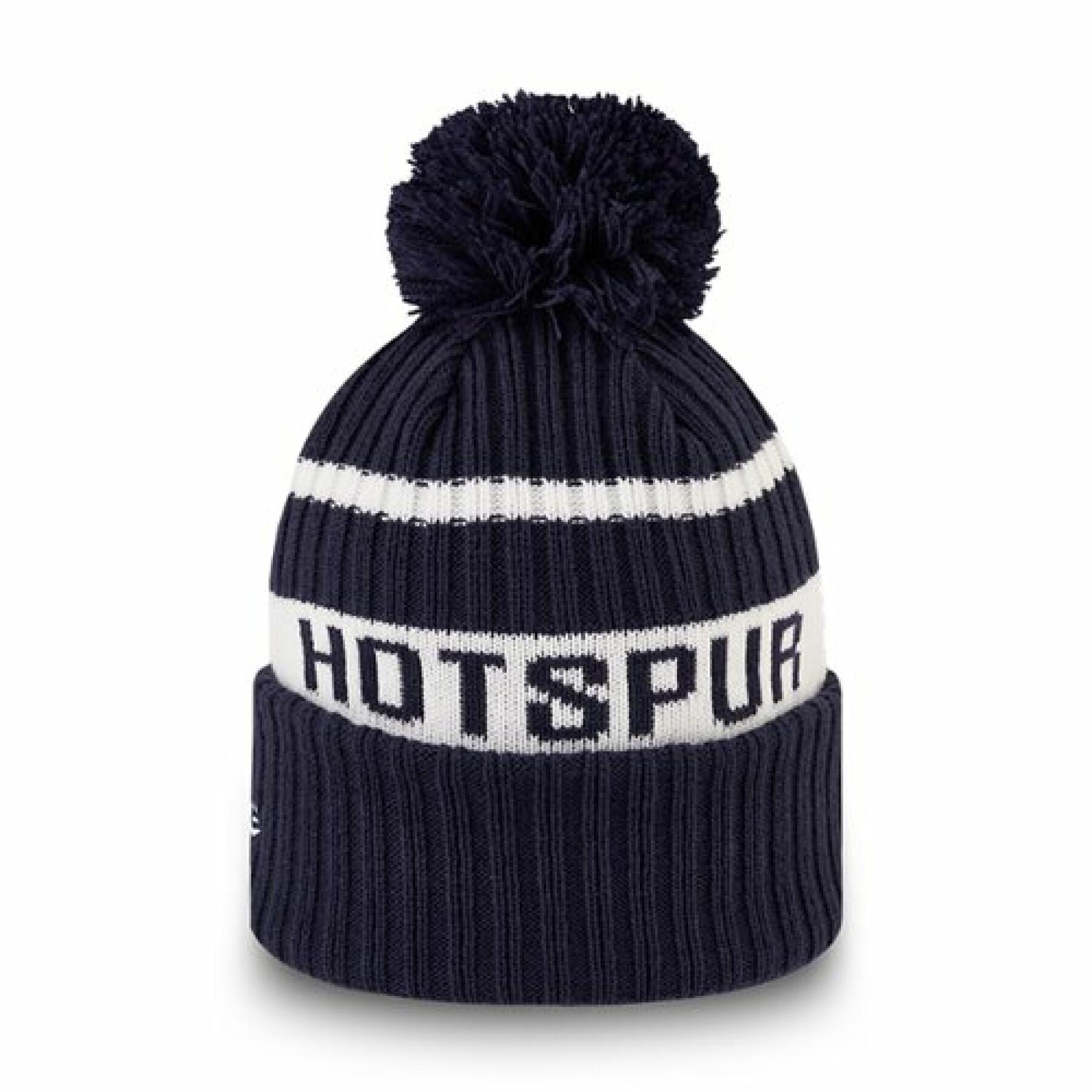 Bonnet New Era Stripe Wordmark Knit Tottenham Hotspur