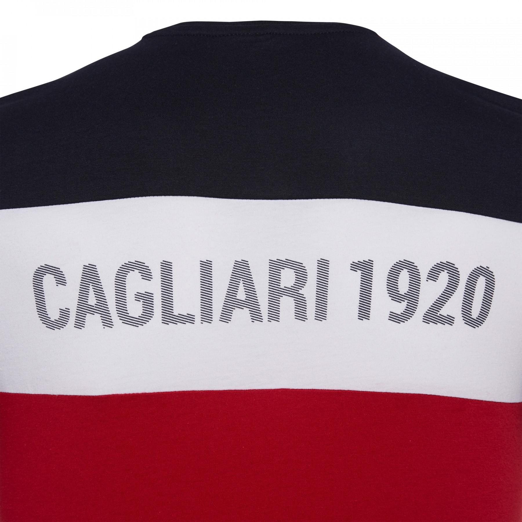 T-shirt Cagliari Calcio bh 3 logo
