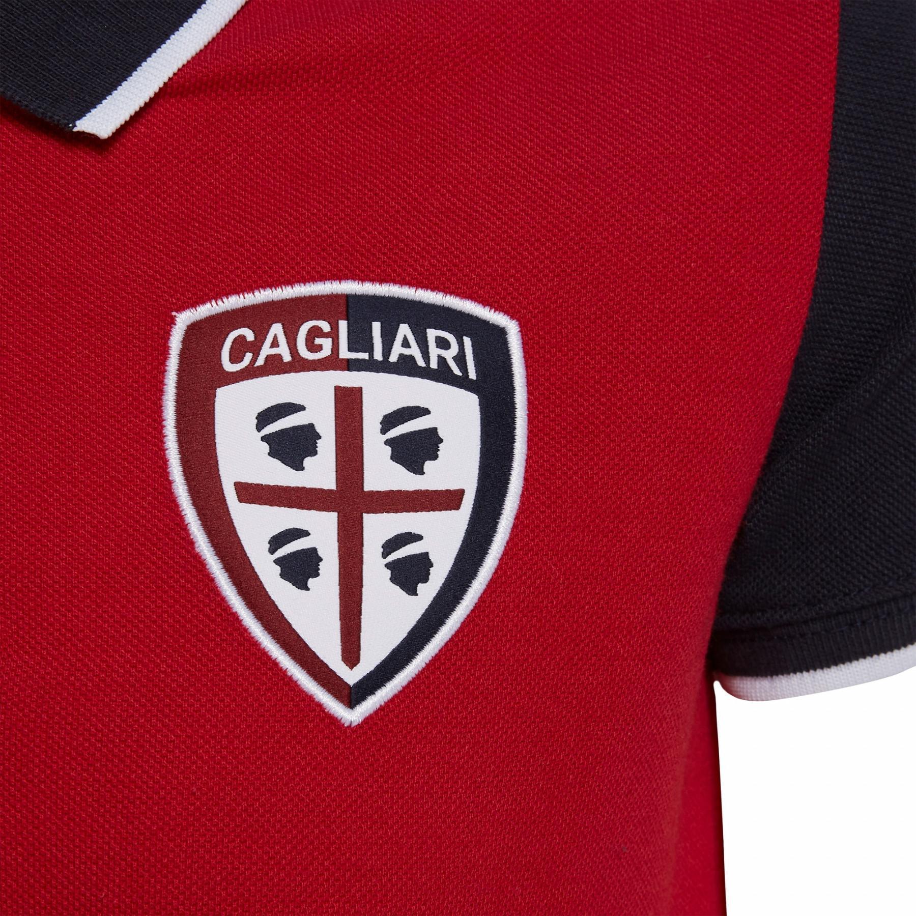 Polo piqué enfant Cagliari Calcio 17/18