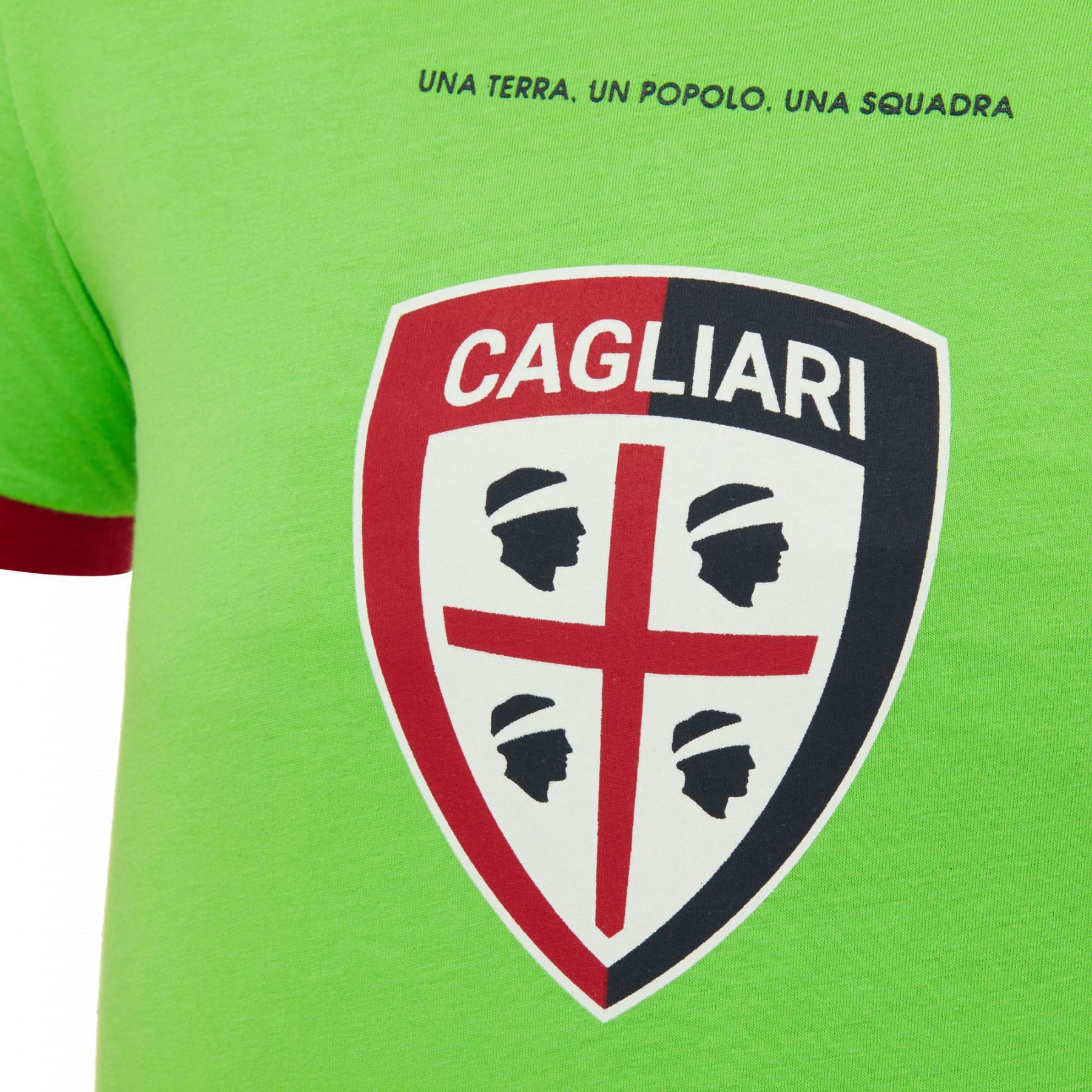 T-shirt extérieur enfant Cagliari 2016-2017