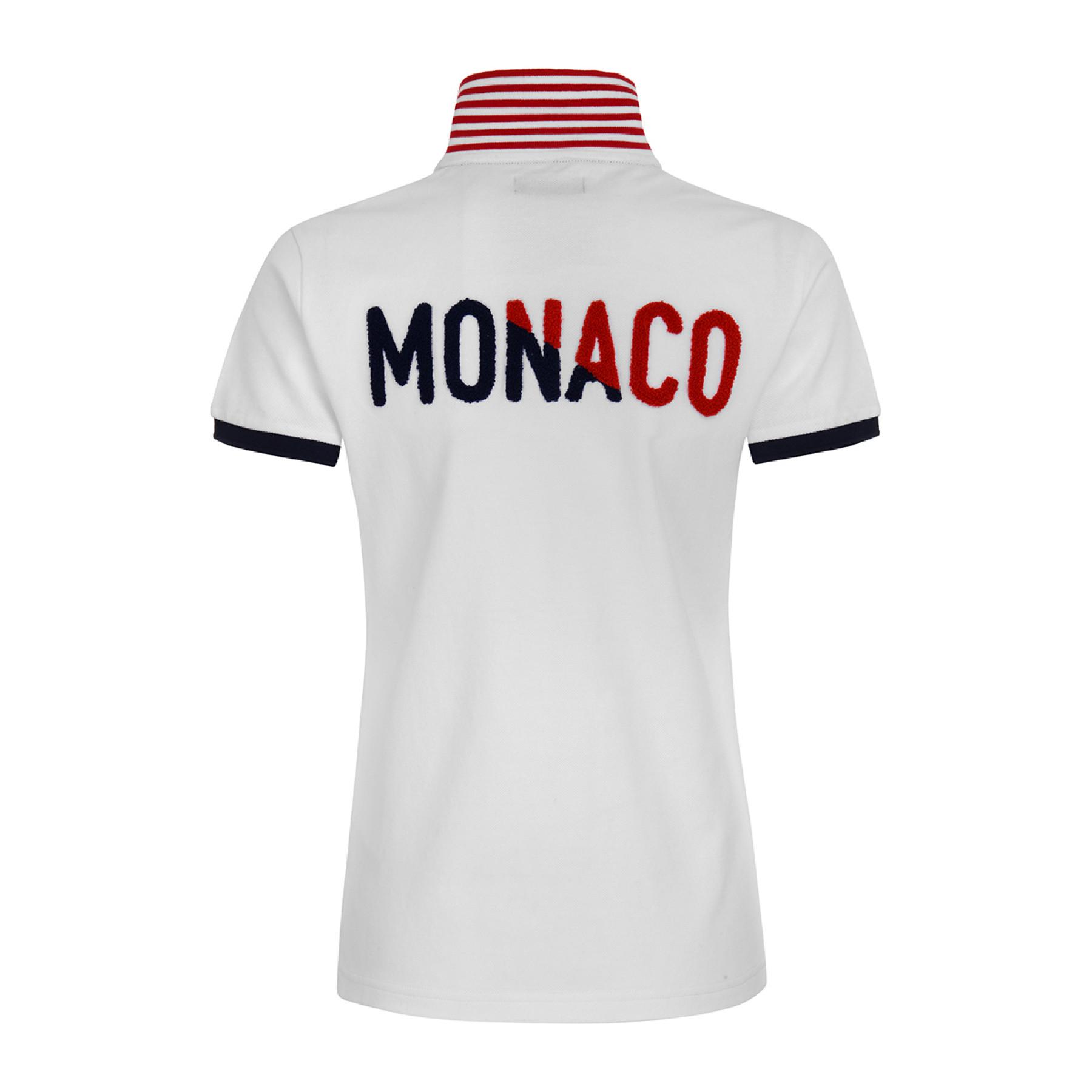 Polo femme AS Monaco 2020/21 blanche