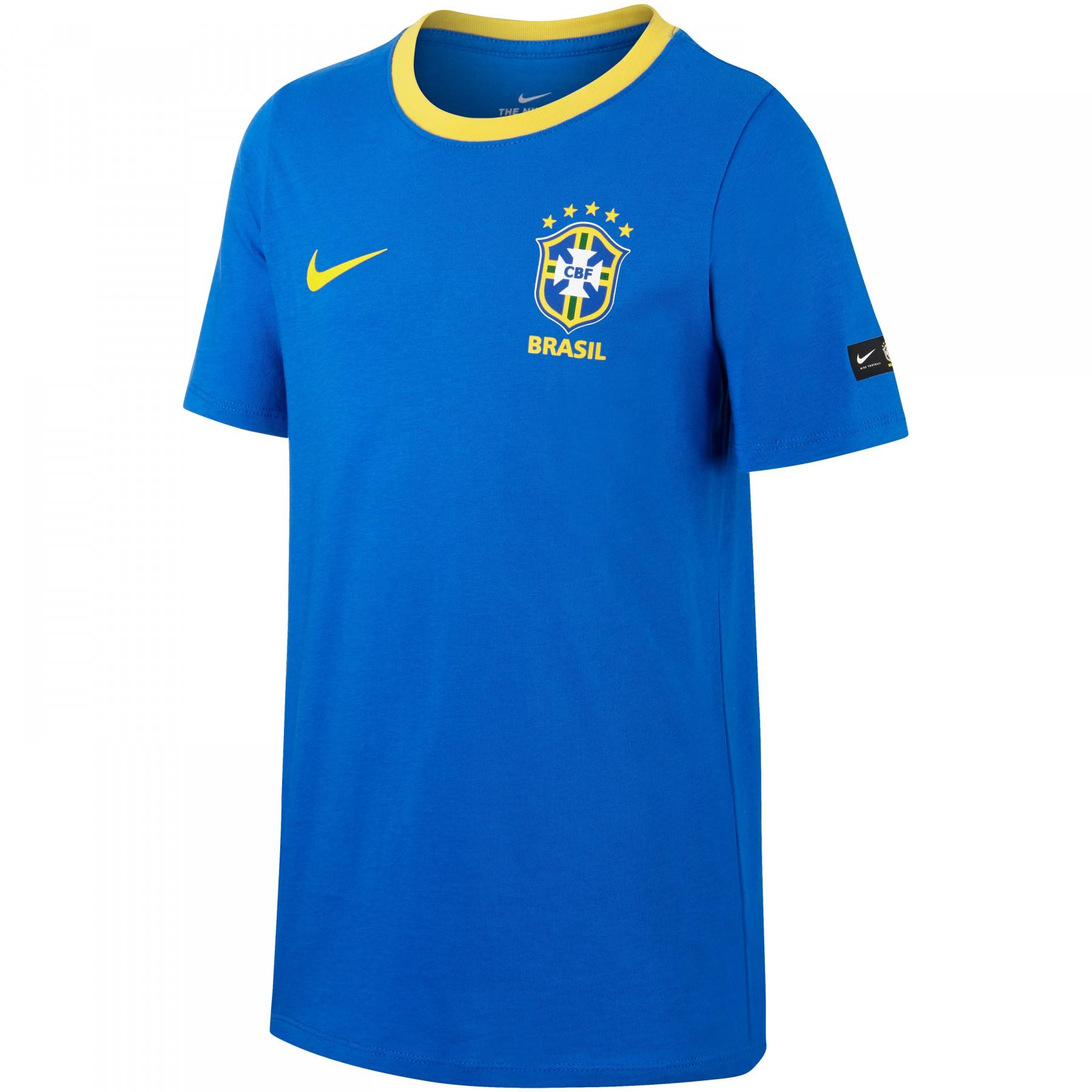 T-shirt enfant Brésil CBF Crest 2018