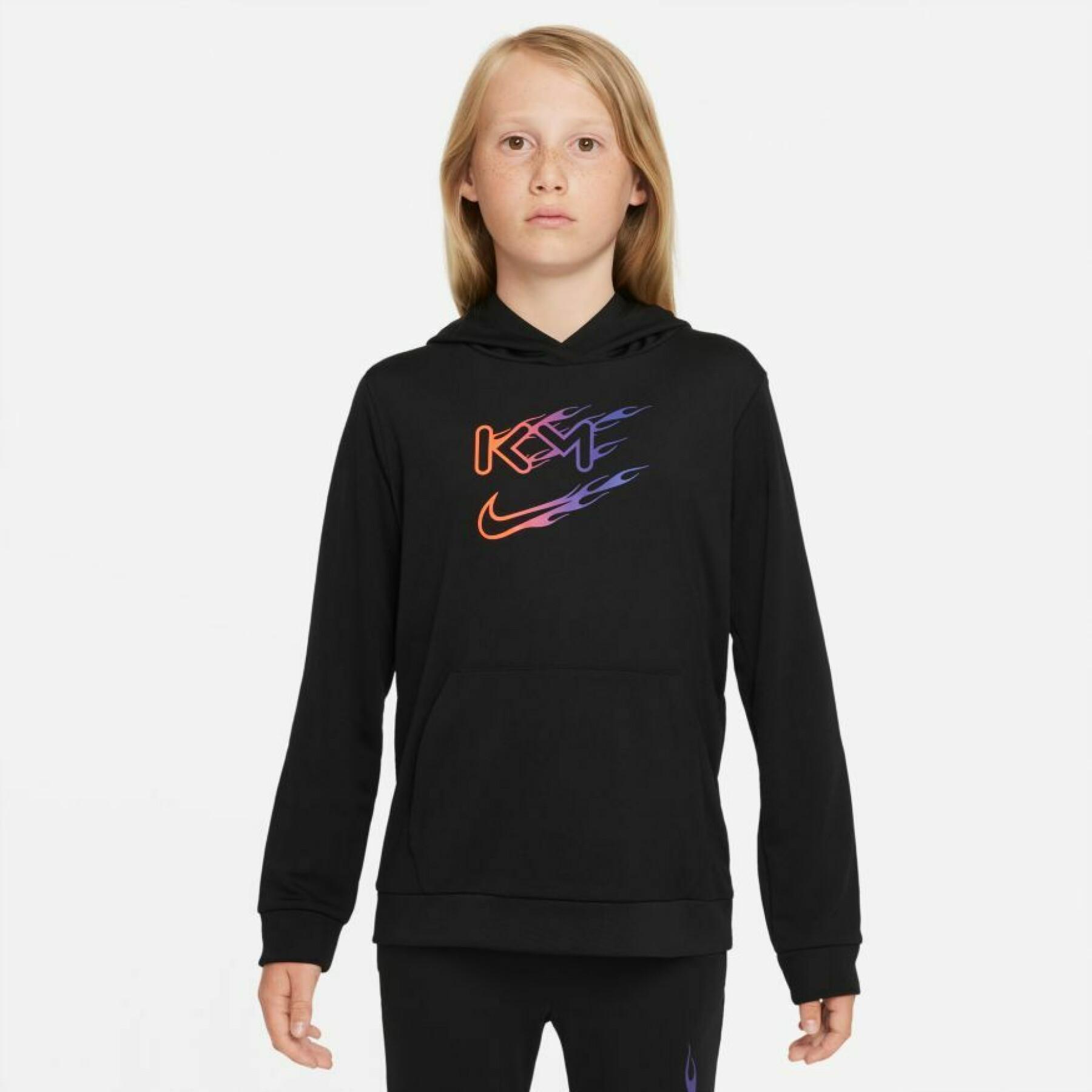 Sweatshirt à capuche enfant Nike Dri-FIT Kylian Mbappé