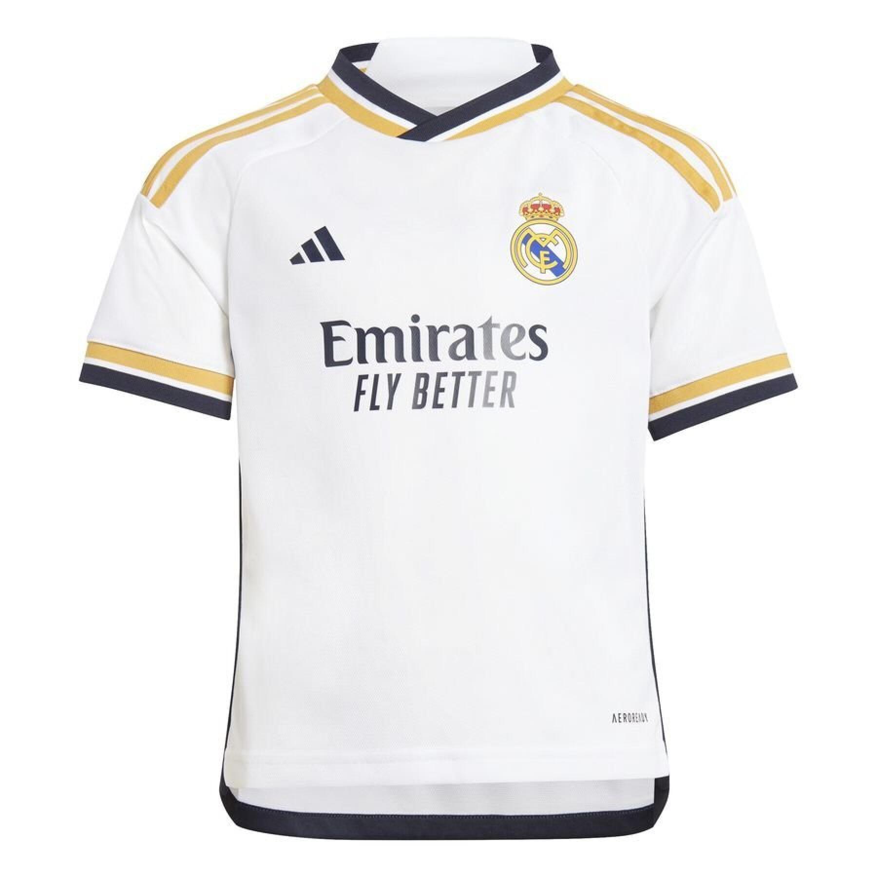 Mini-kit bébé Domicile Real Madrid 2023/24