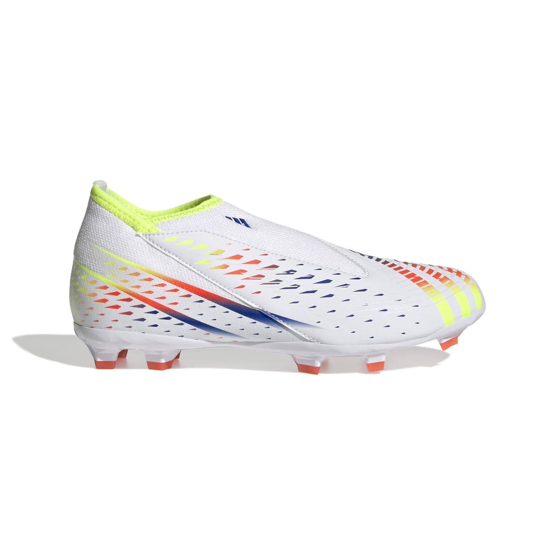 Chaussures de football enfant adidas Predator Edge.3 Laceless SG