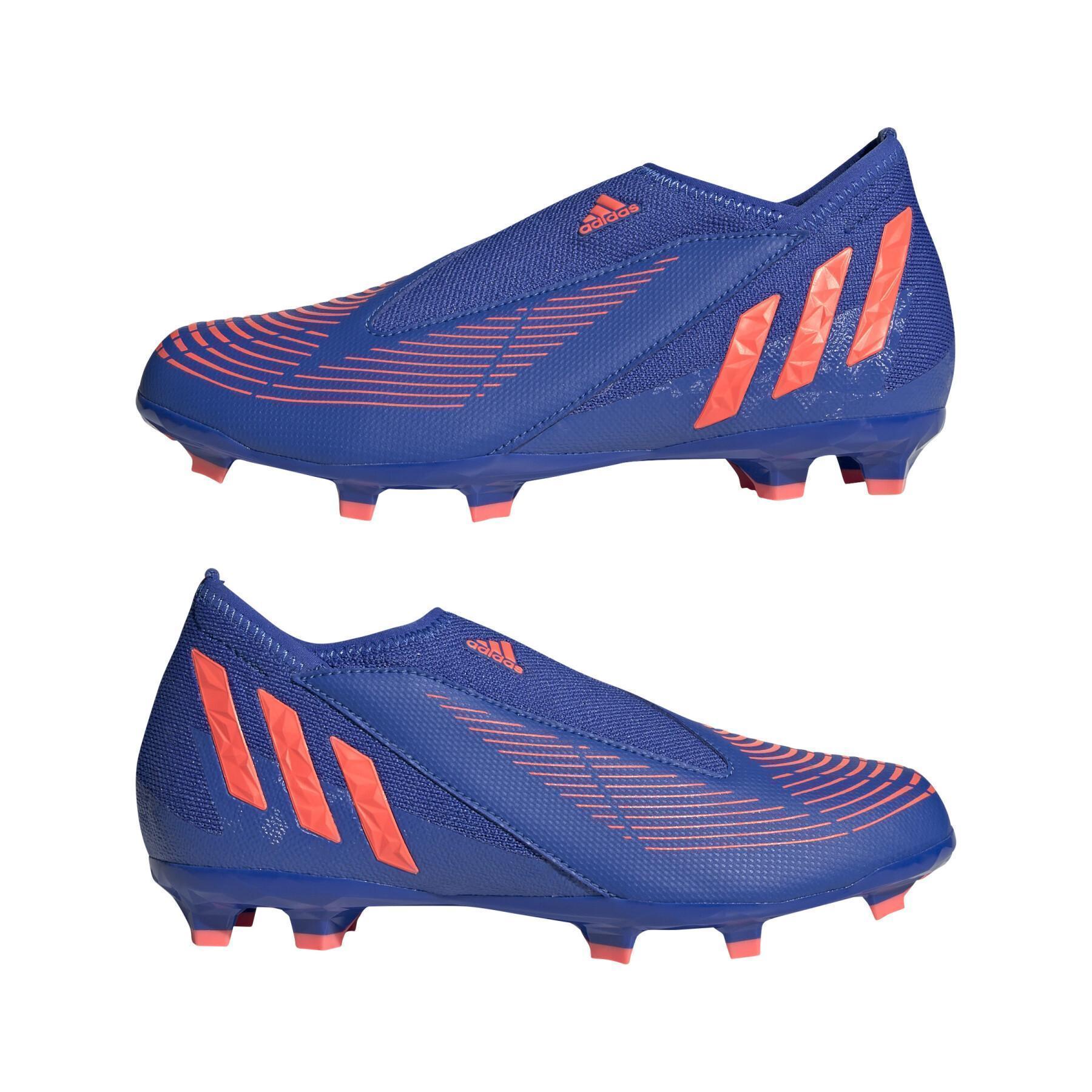 Chaussures de football enfant adidas Predator Edge.3 Laceless FG - Sapphire Edge Pack