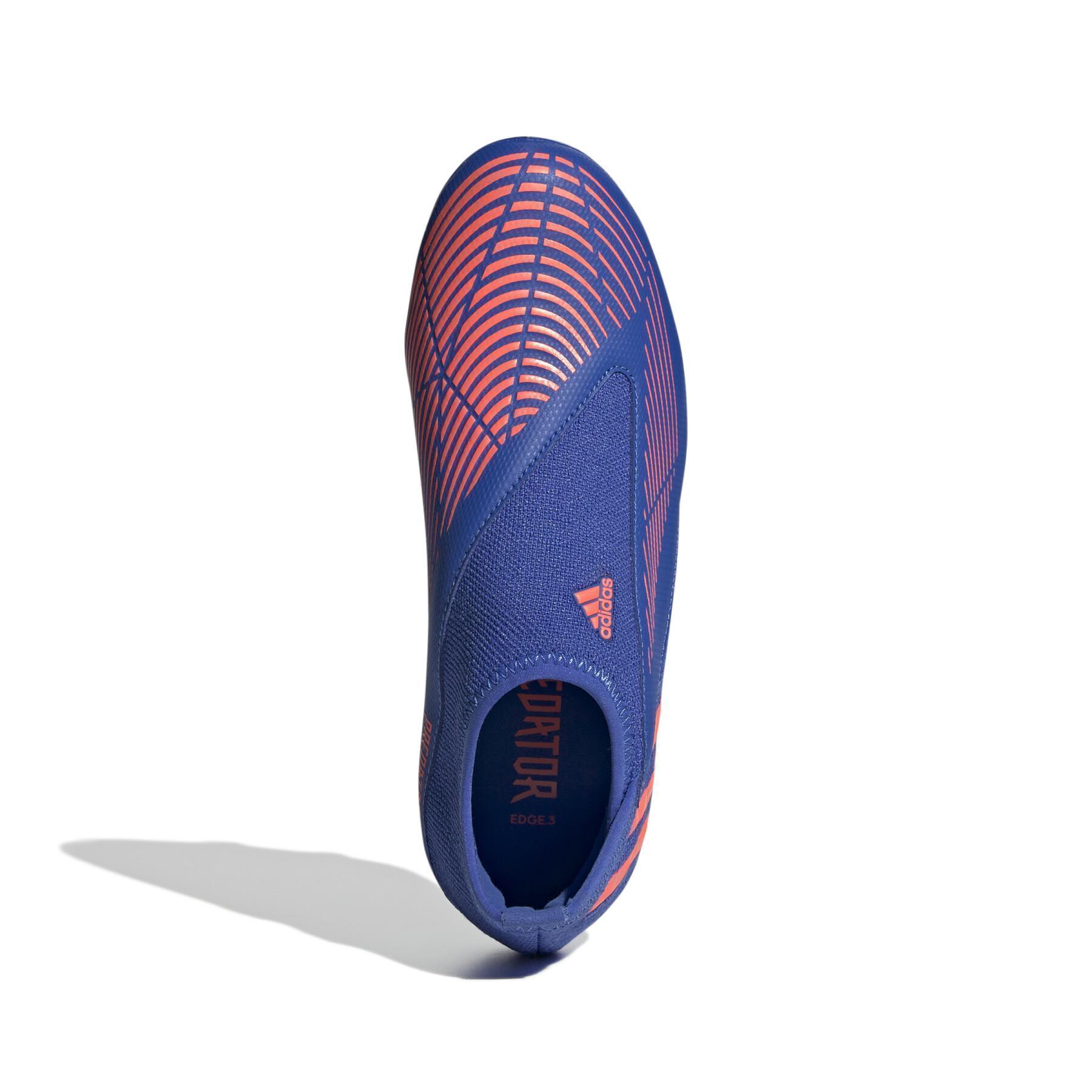 Chaussures de football enfant adidas Predator Edge.3 Laceless FG - Sapphire Edge Pack