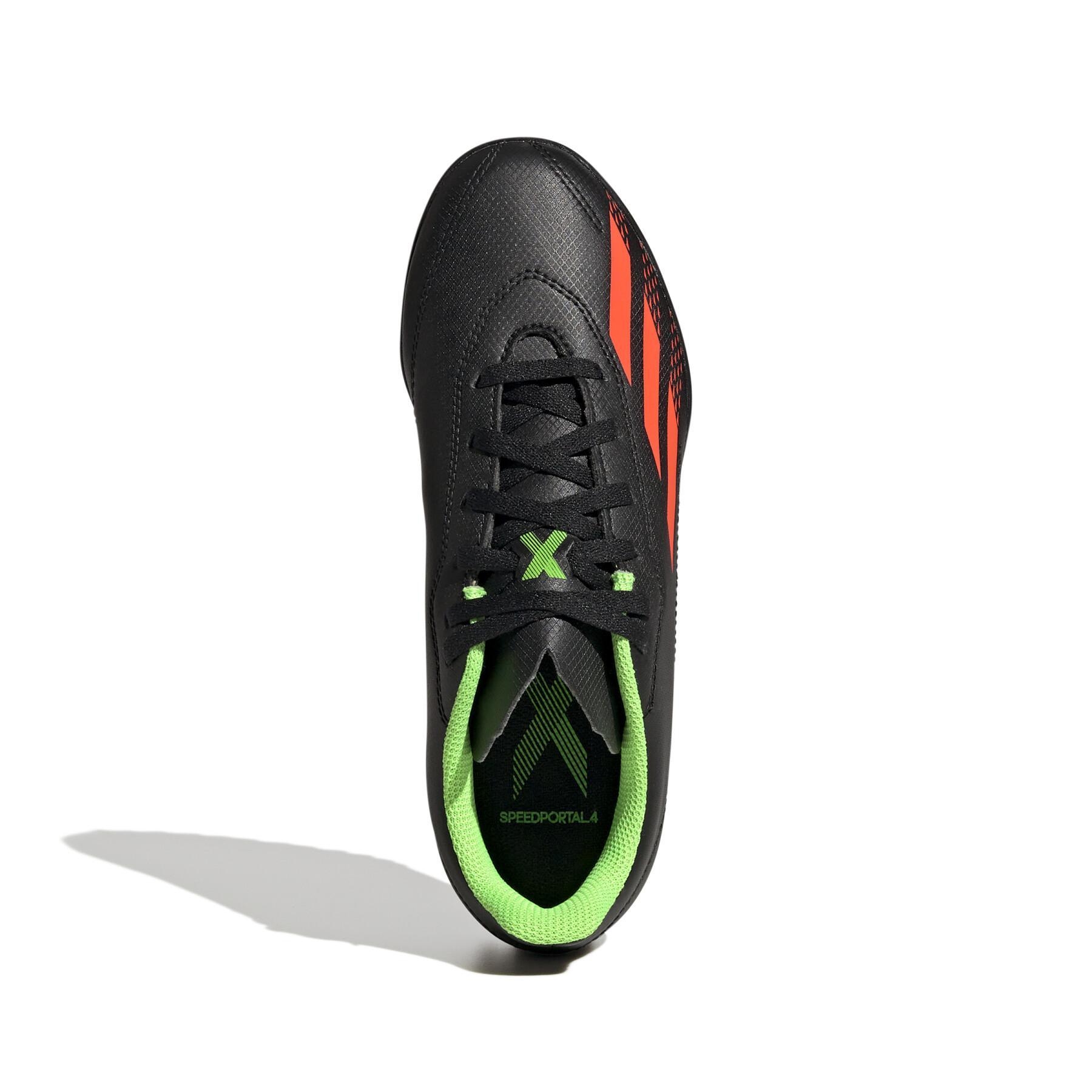 Chaussures de football enfant adidas X Speedportal.4 Turf - Shadowportal