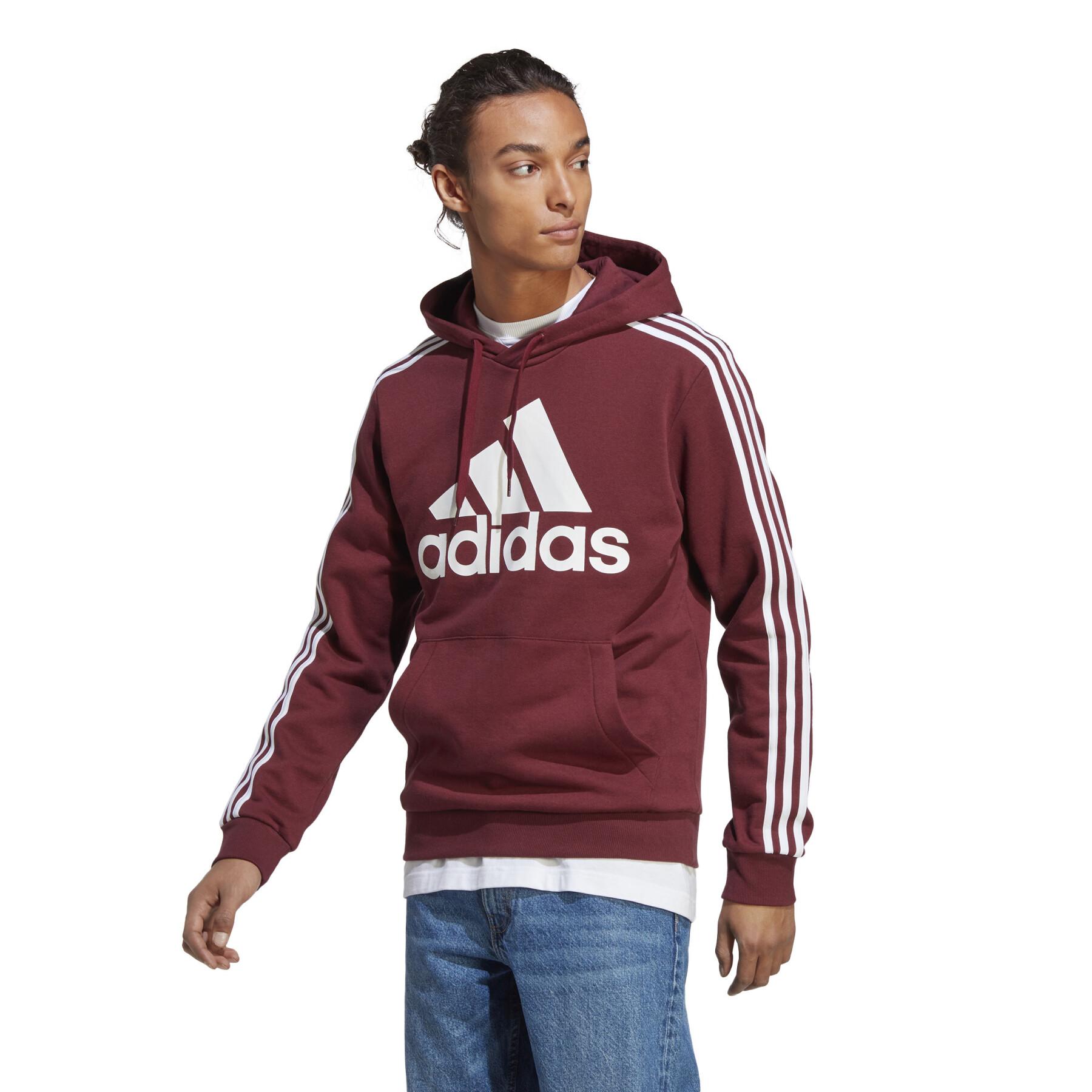 Sweatshirt à capuche molleton avec logo adidas Essentials 3-Stripes