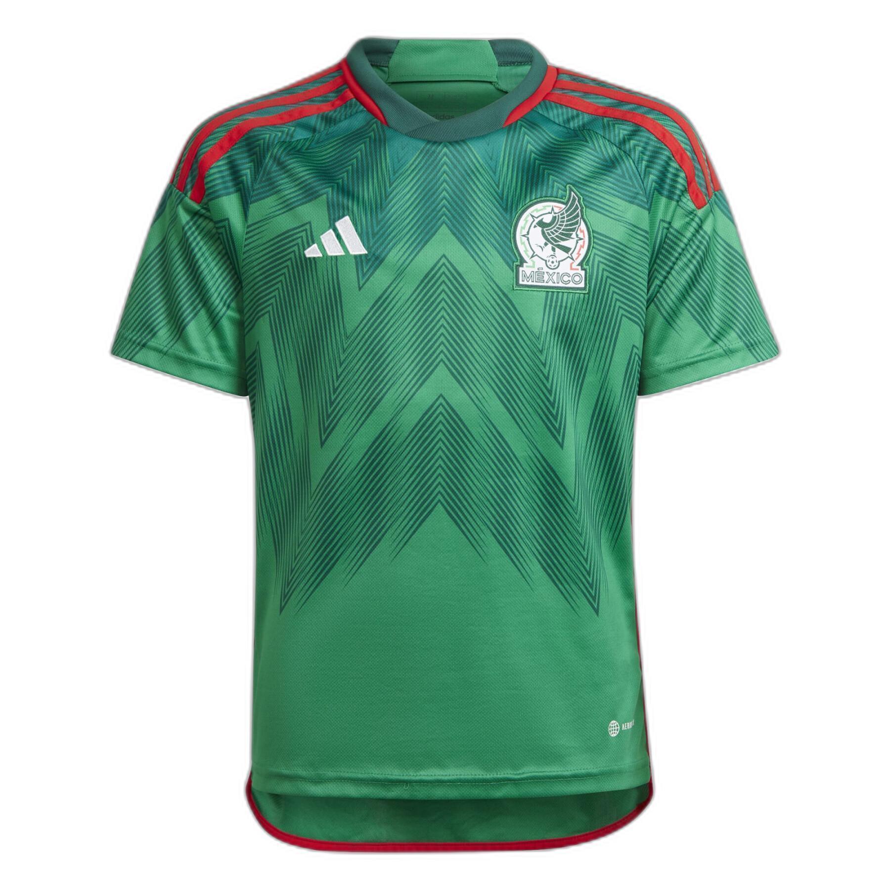 Maillot Domicile enfant Coupe du monde 2022 Mexique