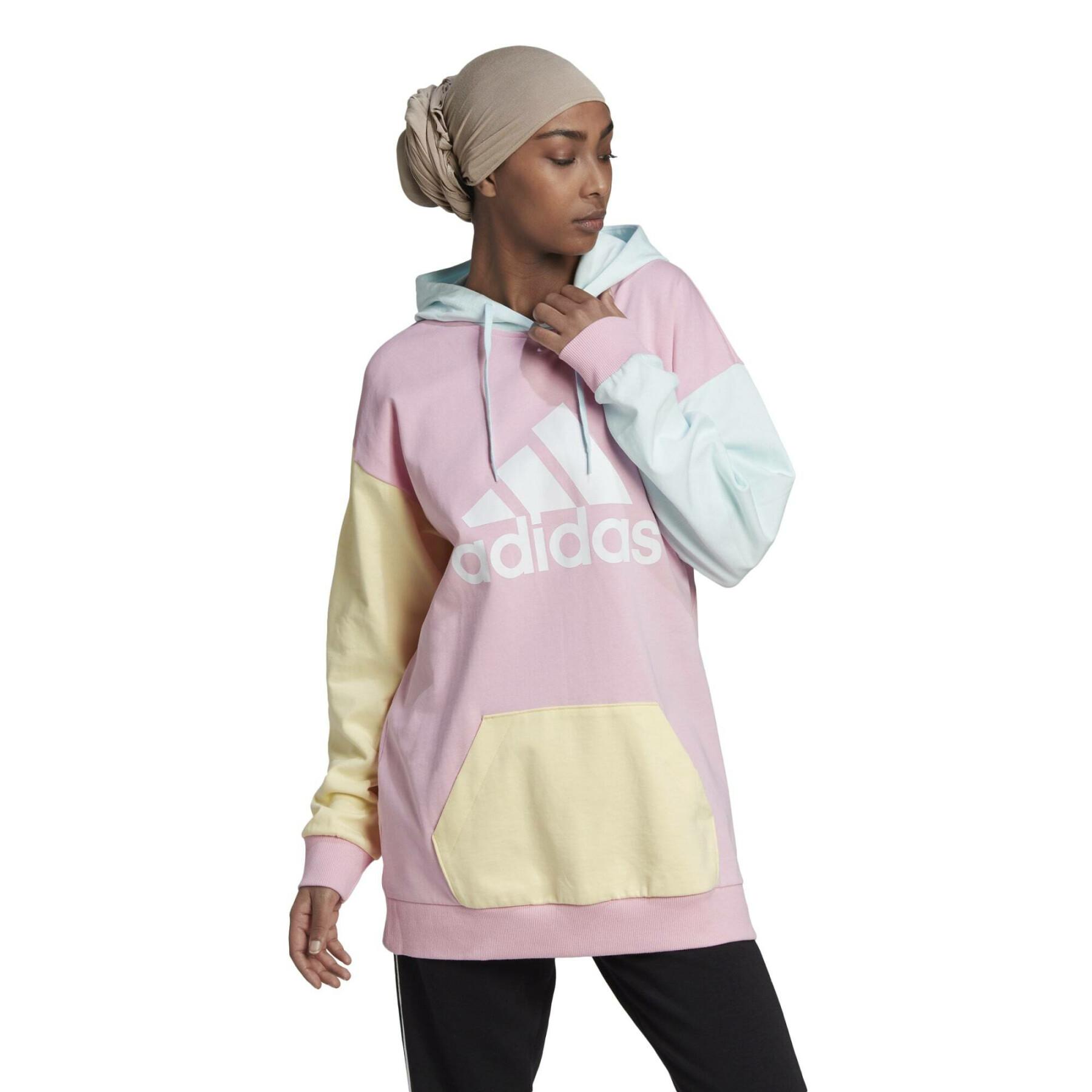 Sweatshirt femme adidas Essentials Colorblock oversize