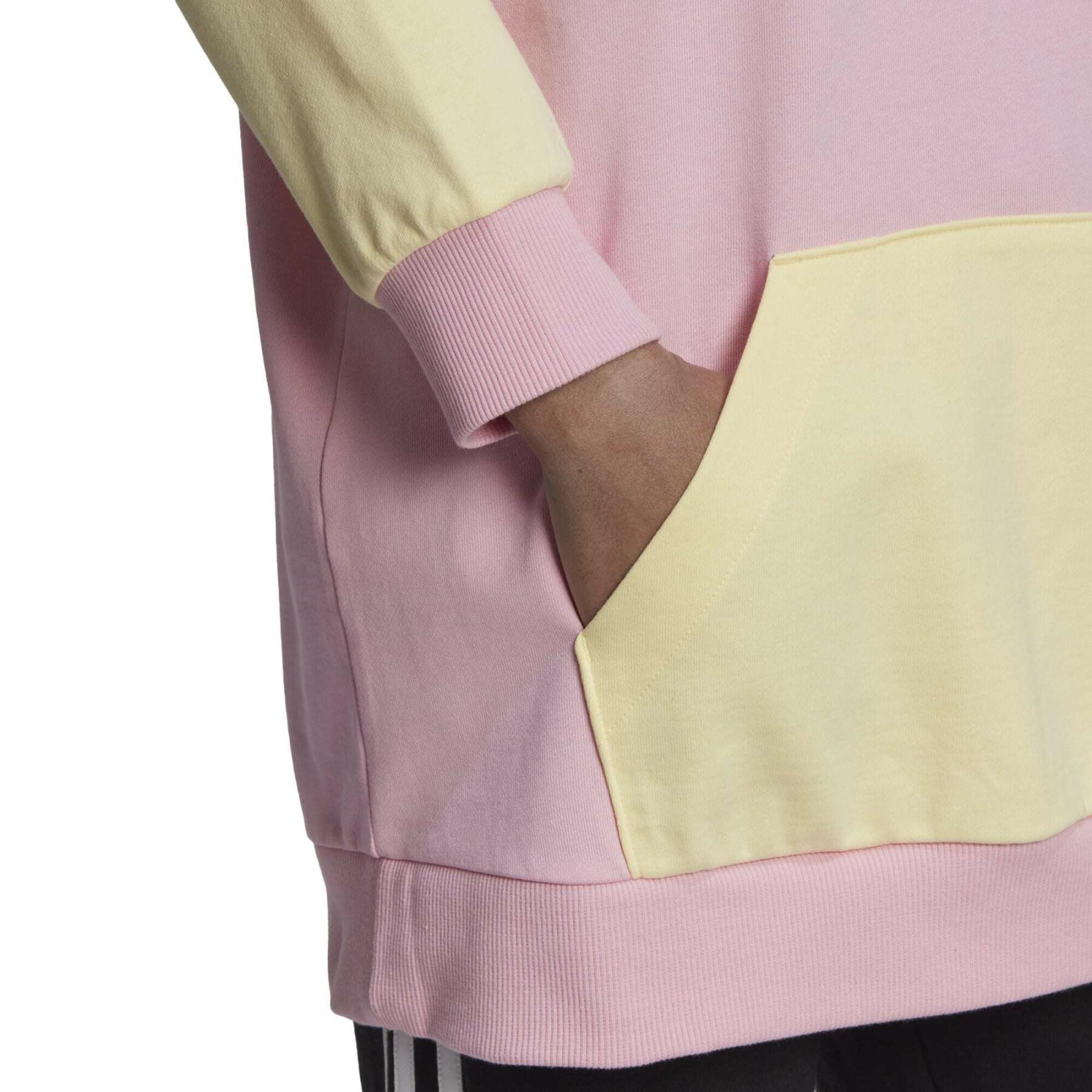 Sweatshirt femme adidas Essentials Colorblock oversize