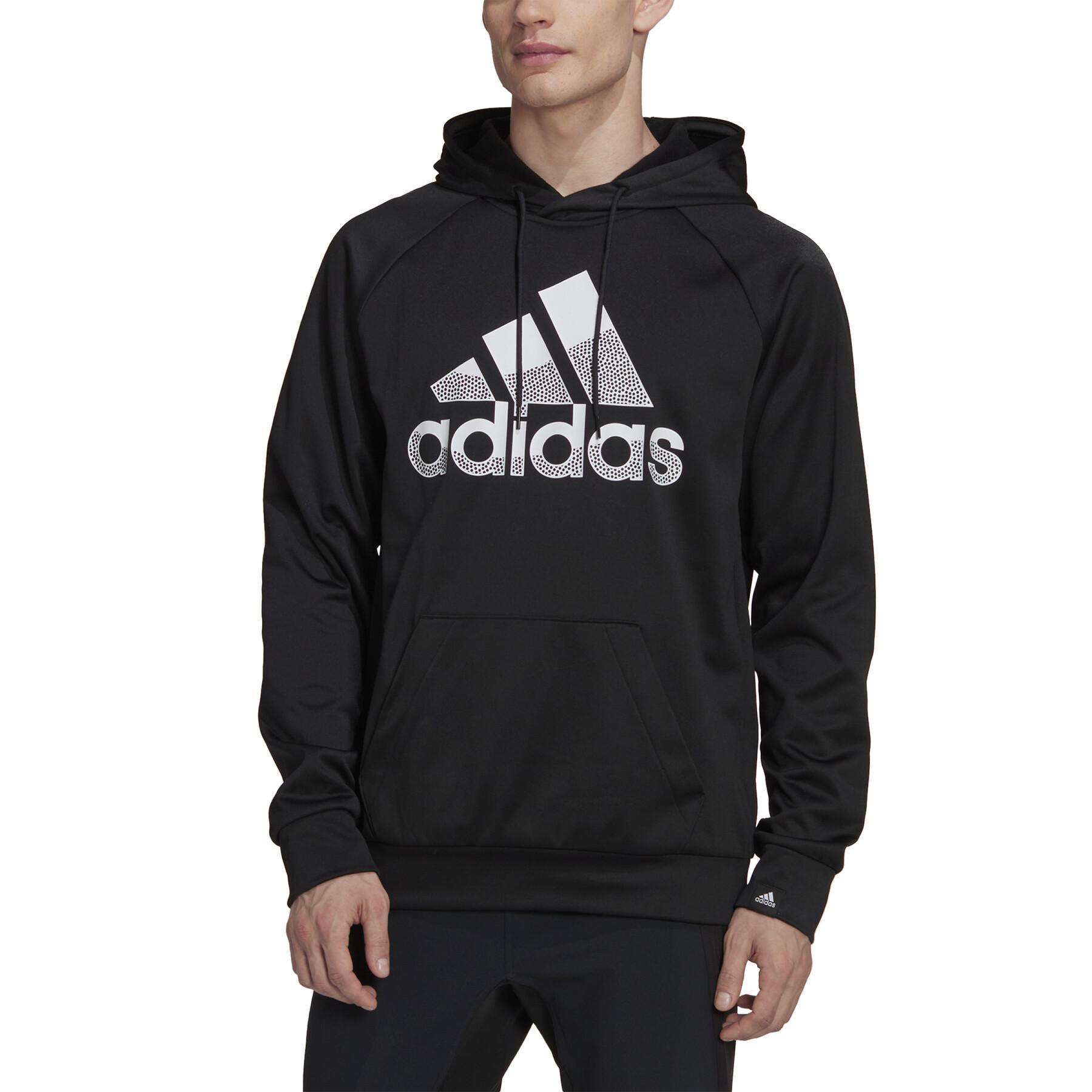 Sweatshirt à capuche à grand logo adidas Aeroready Game and Go