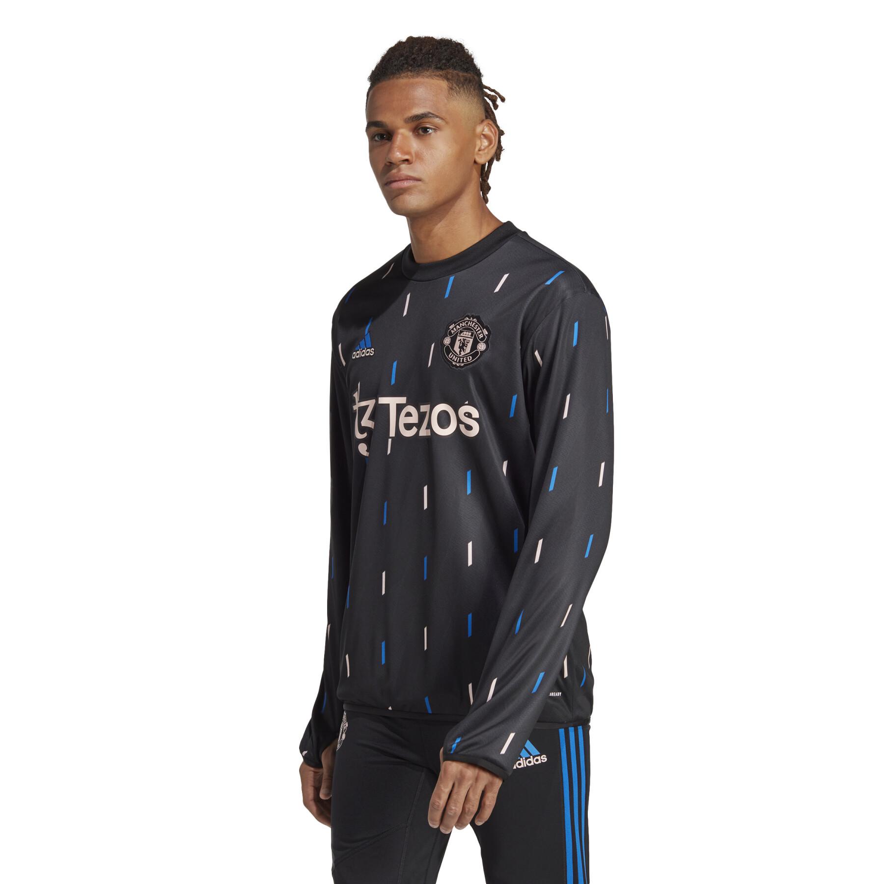 Maillot Prematch manches longues Manchester United Warm 2022/23