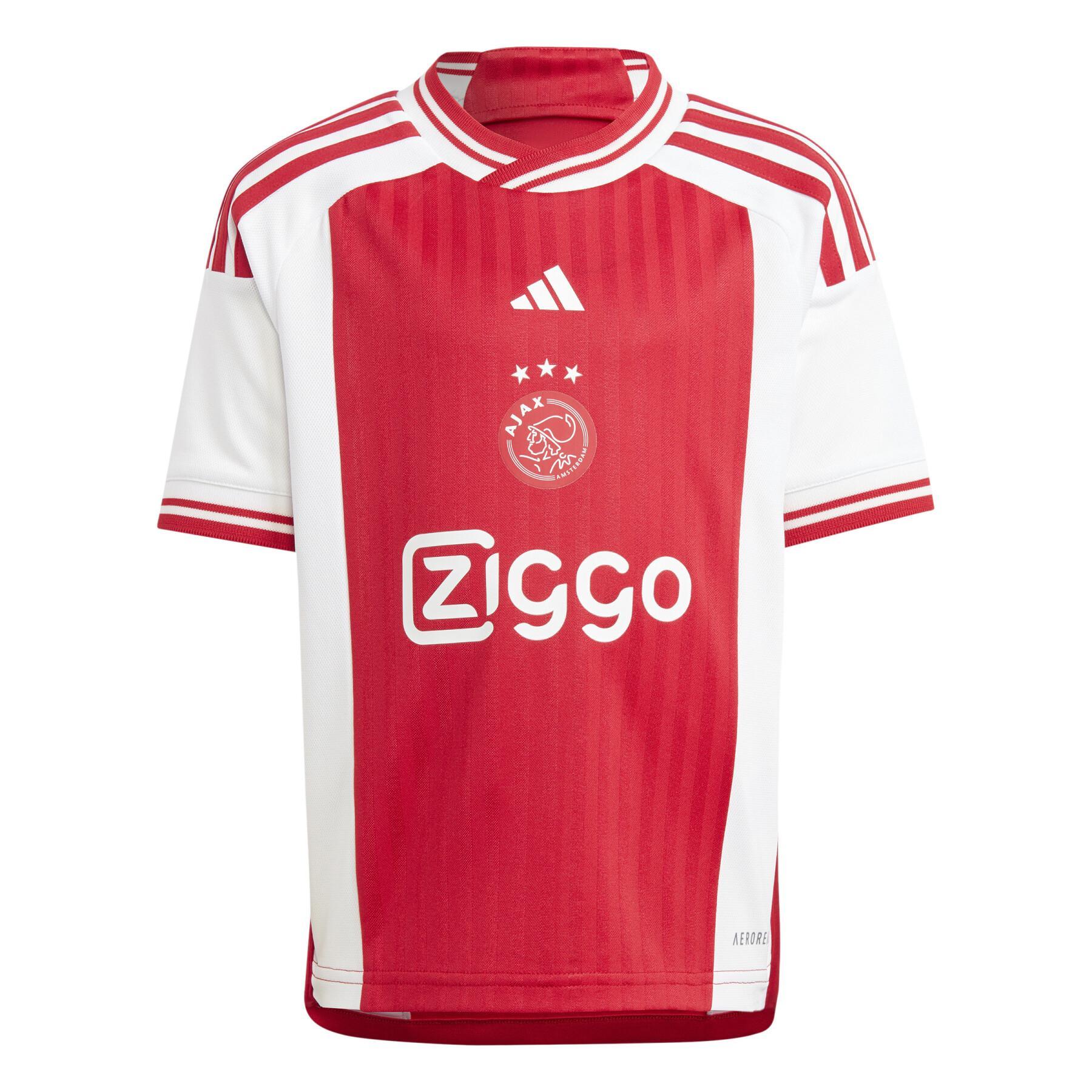 Mini-kit Domicile enfant Ajax Amsterdam 2023/24