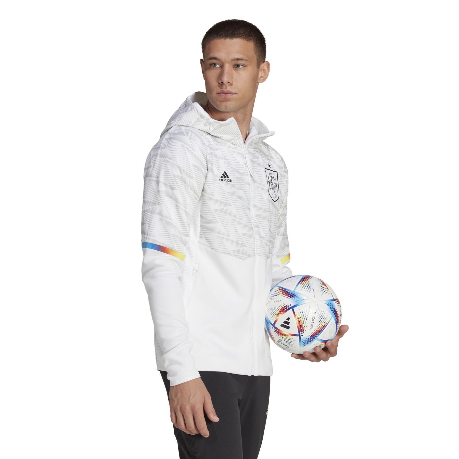 Sweatshirt à capuche zippée Coupe du monde 2022 Espagne Game Day