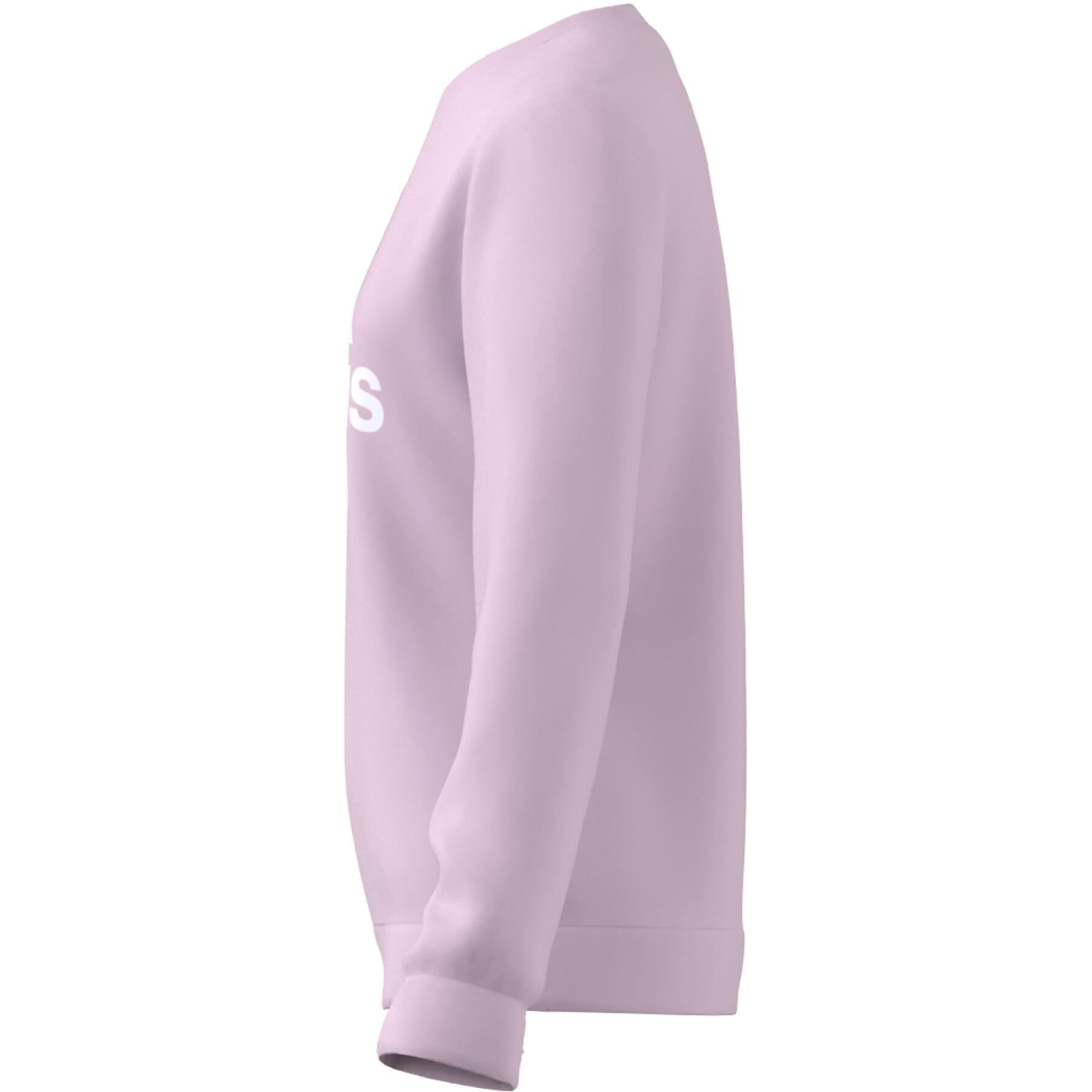Sweatshirt grand logo coton fille adidas Essentials