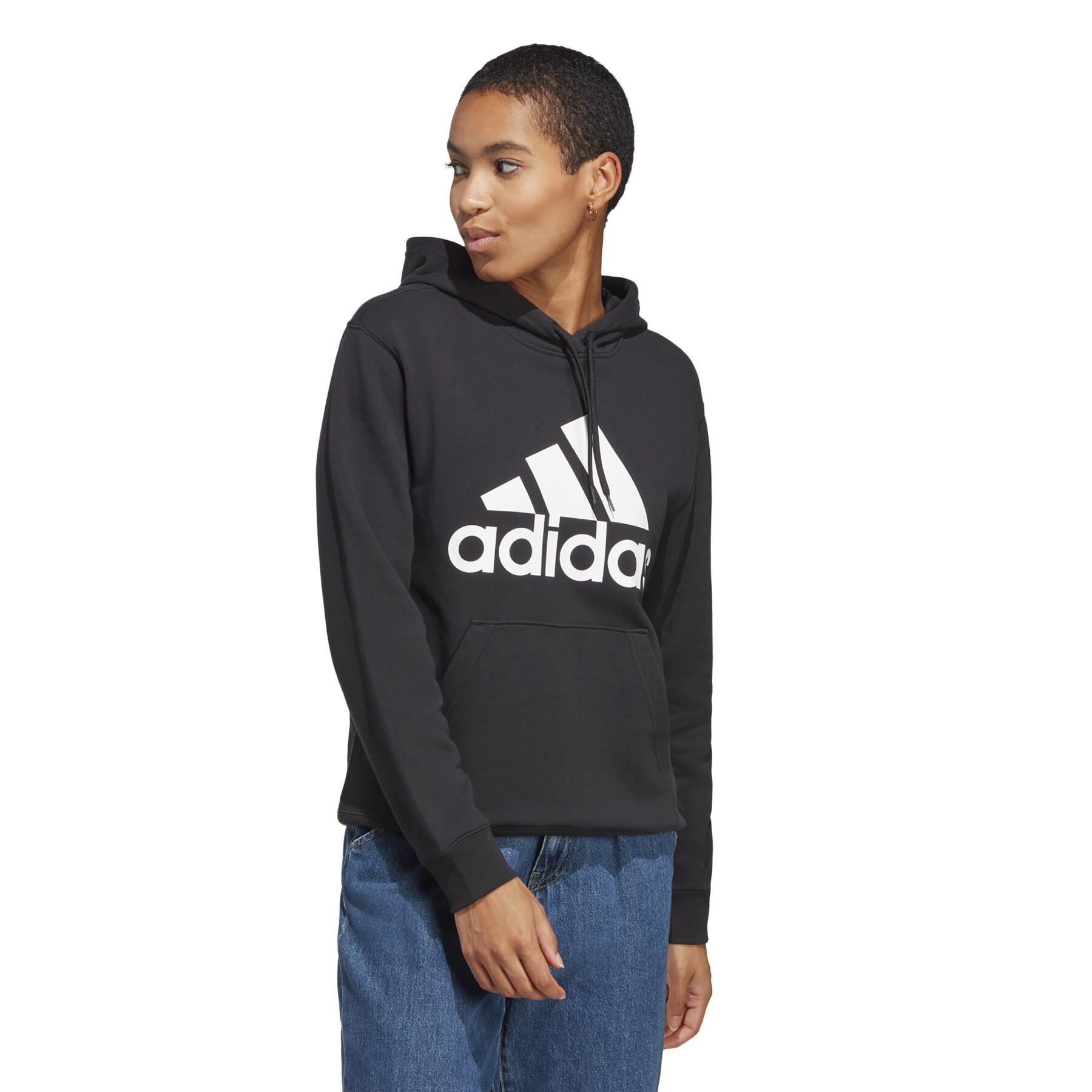 Sweatshirt régulier à capuche molleton femme adidas Essentials Big Logo
