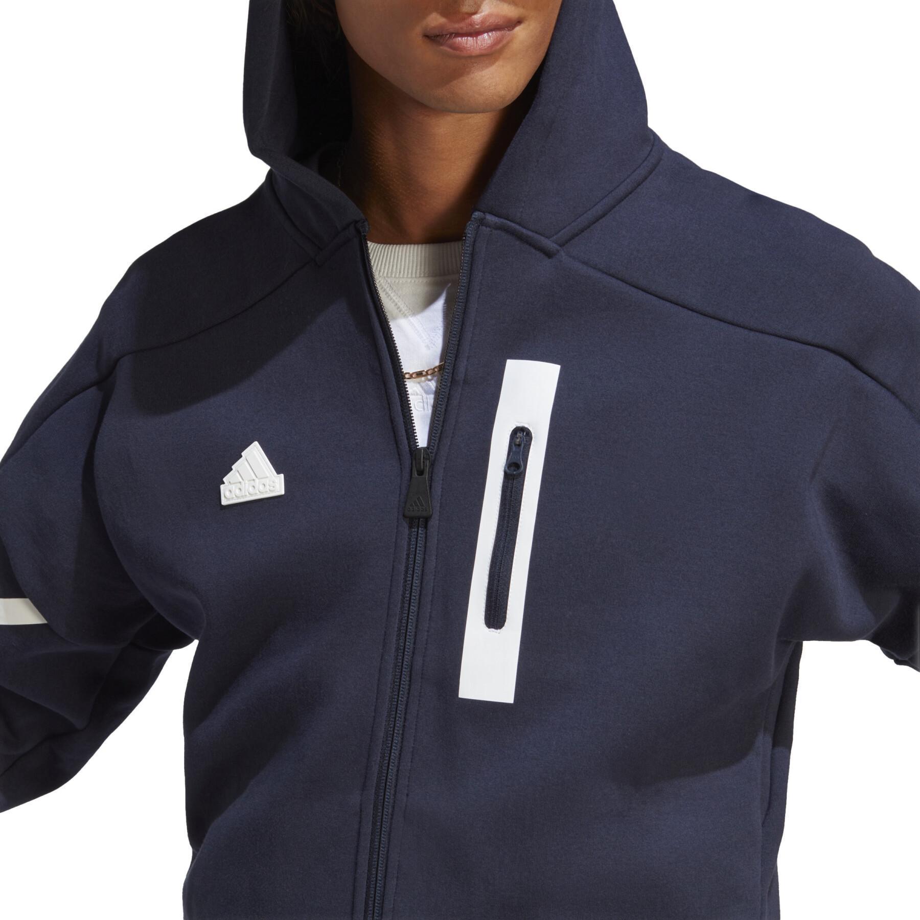 Sweatshirt à capuche full-zip adidas Designed for Gameday