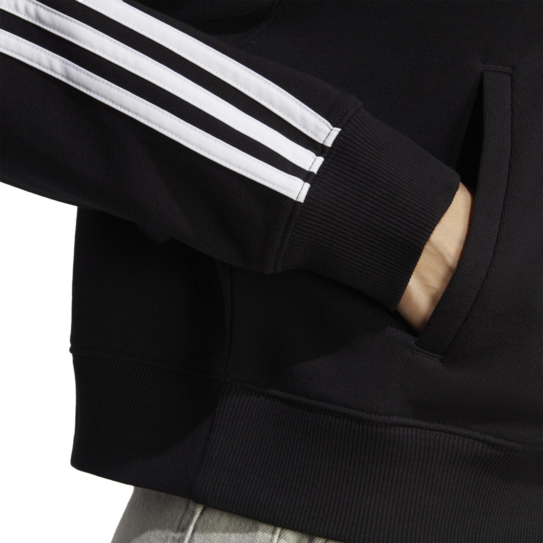 Sweatshirt à capuche zippé femme adidas Essentials 3-Stripes
