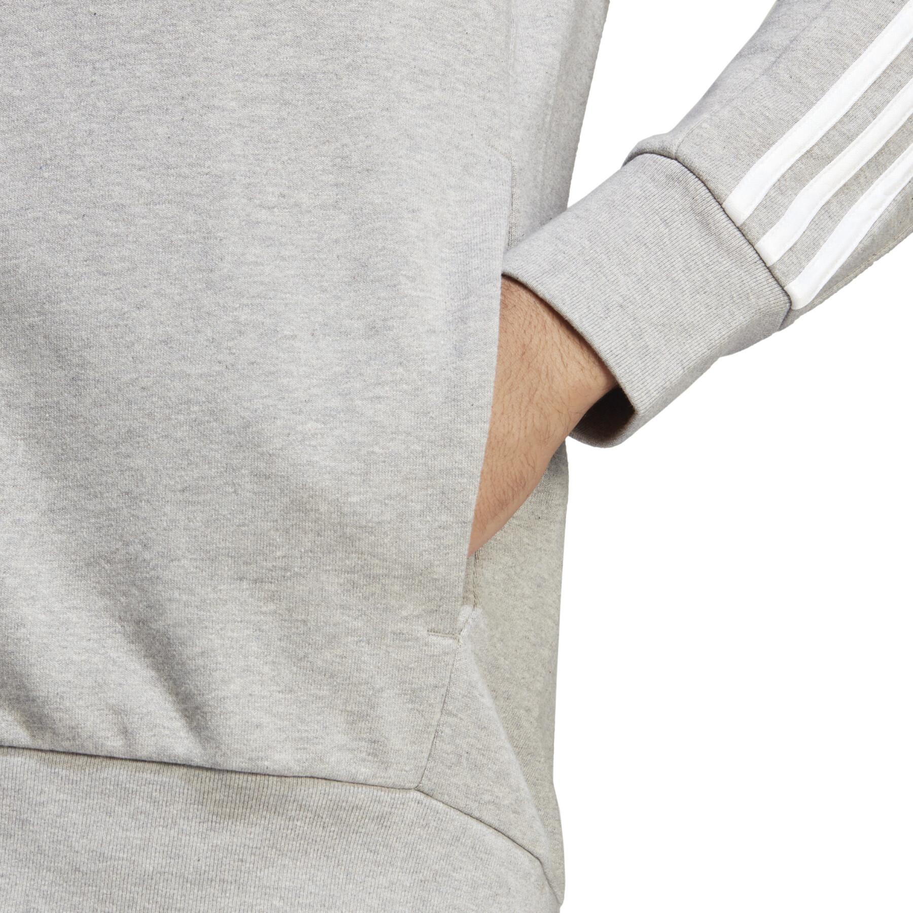 Sweatshirt à capuche zippé molleton adidas Essentials 3-Stripes