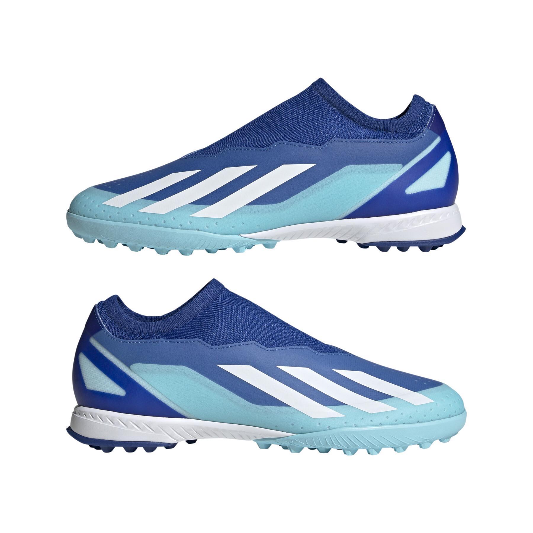 Chaussures de football sans lacets adidas X Crazyfast.3 Turf - Marinerush Pack