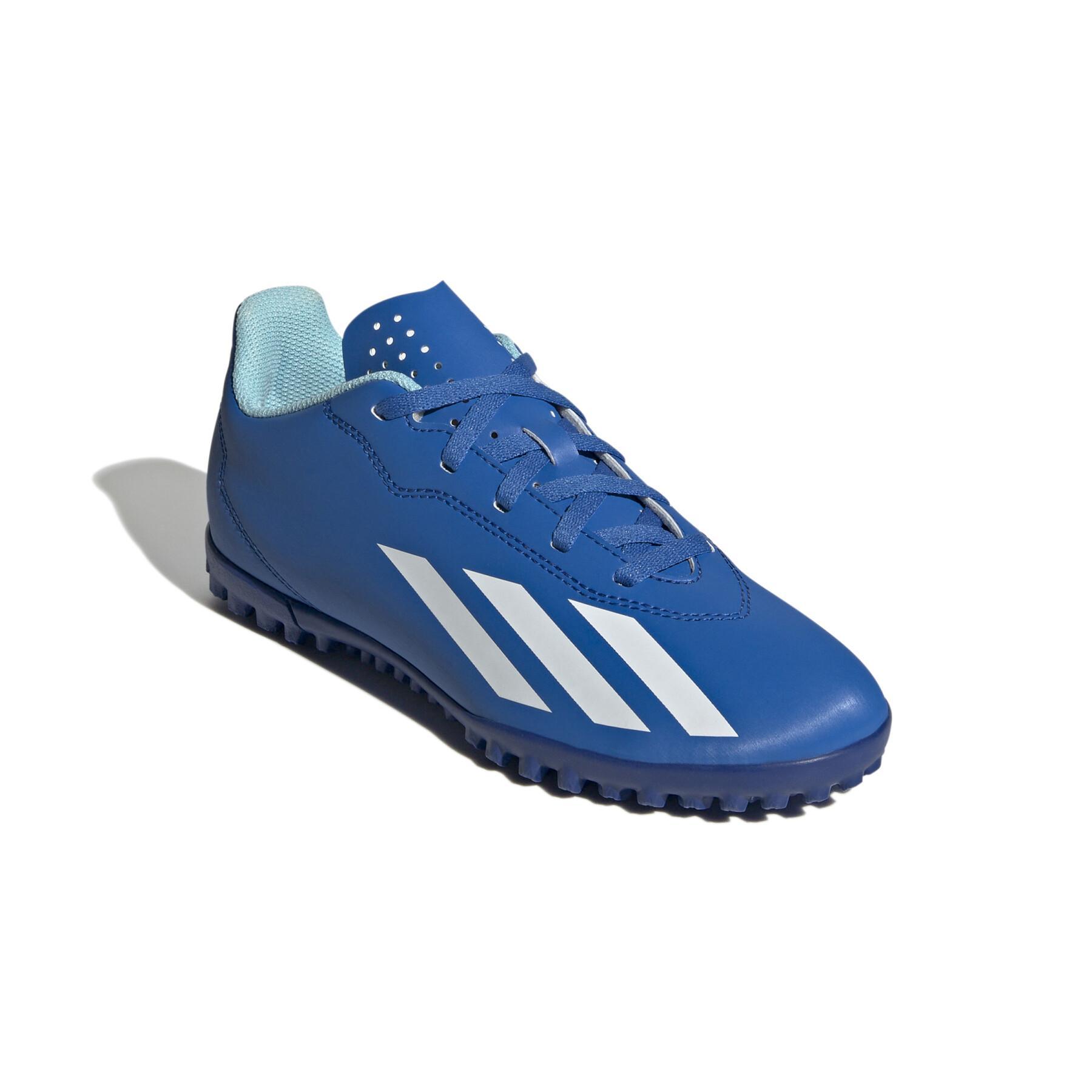 Chaussures de football enfant adidas X Crazyfast.4 Turf - Marinerush Pack