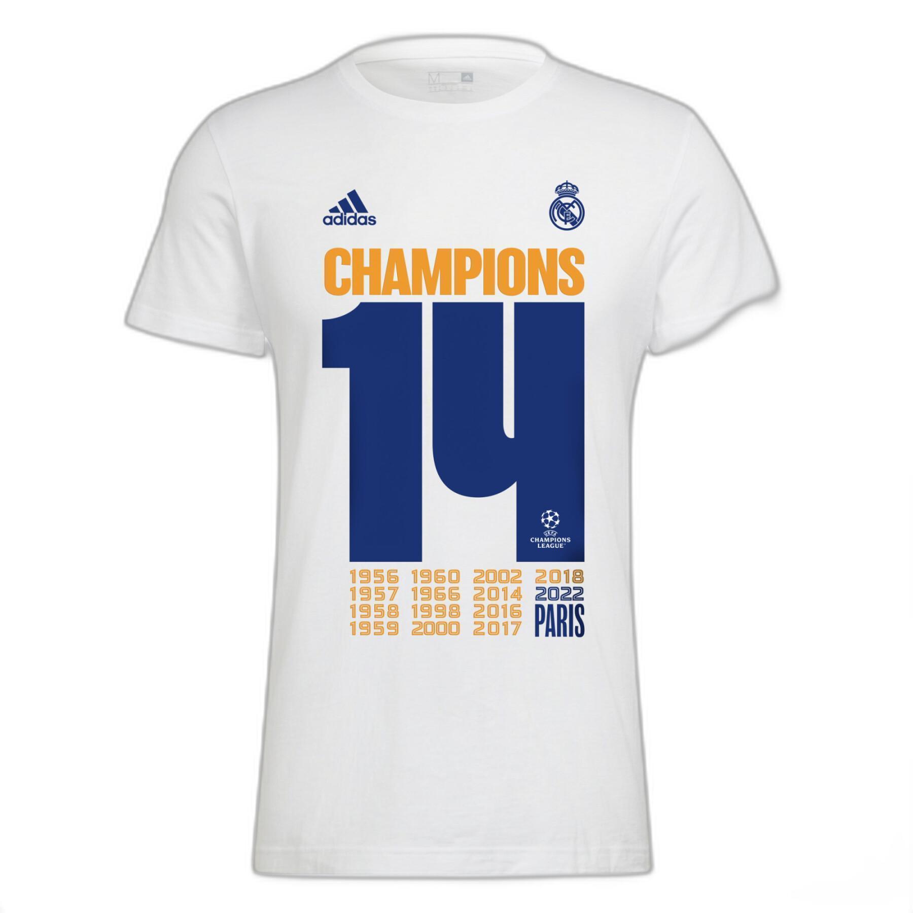 T-shirt 28 Real Madrid 2022/23 ucl champ
