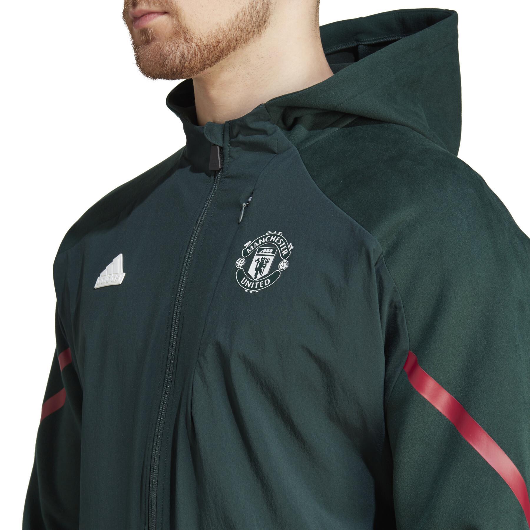 Veste de survêtement à capuche zippé Manchester United D4GMD 2023/24
