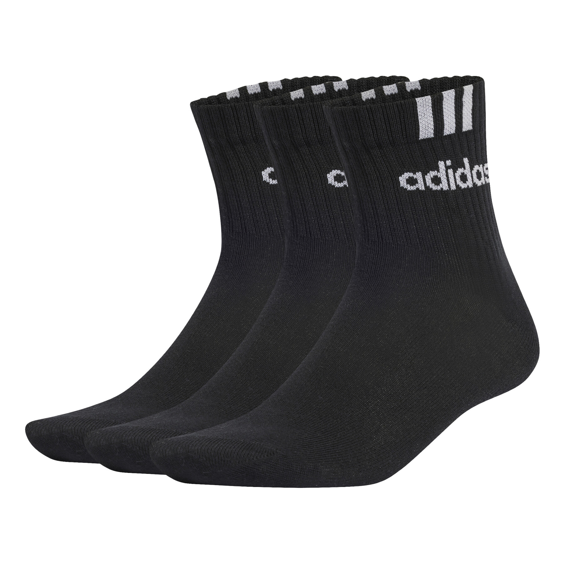 Chaussettes adidas 3S Linear Half Crew