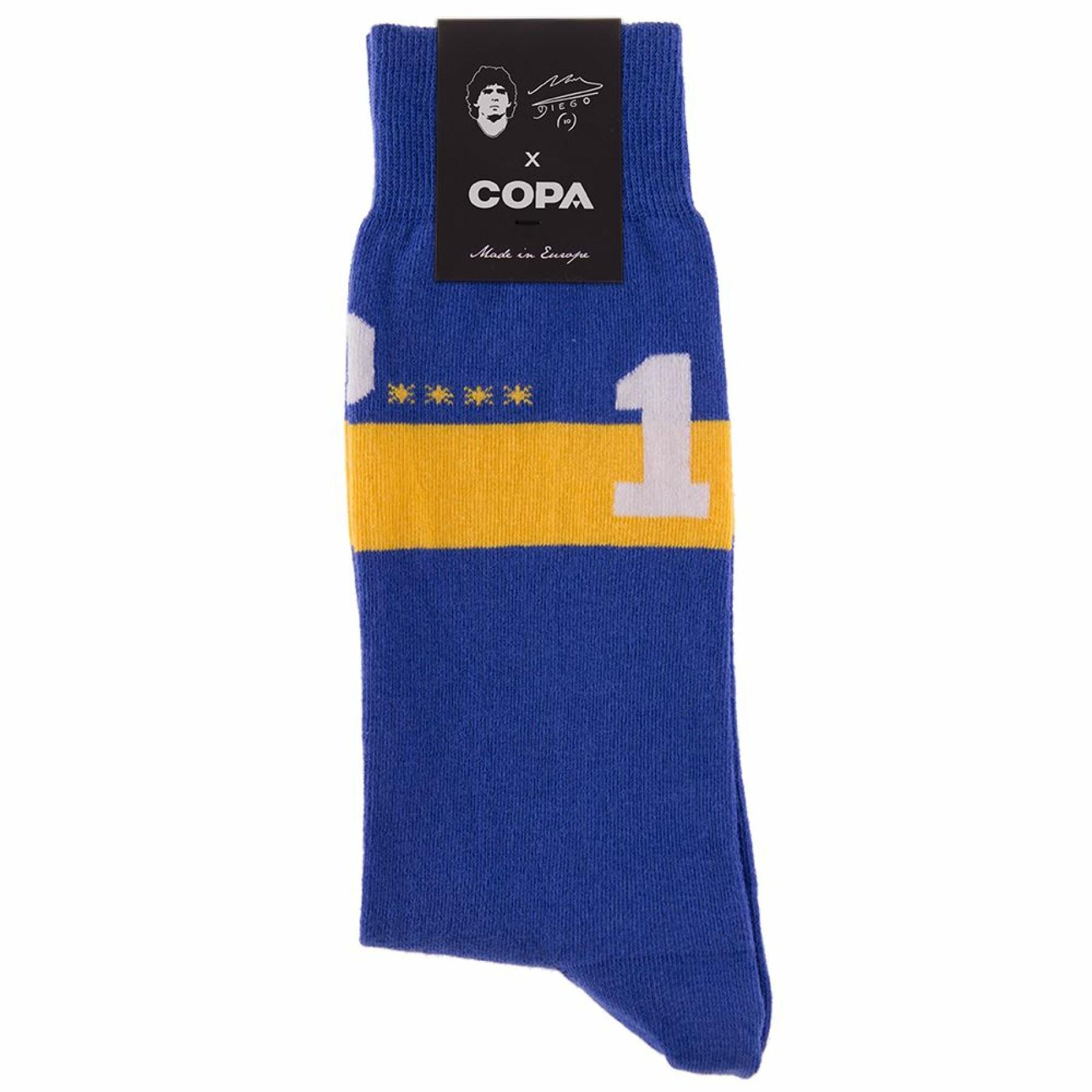 Chaussettes numéro 10 Copa Boca Juniors Maradona