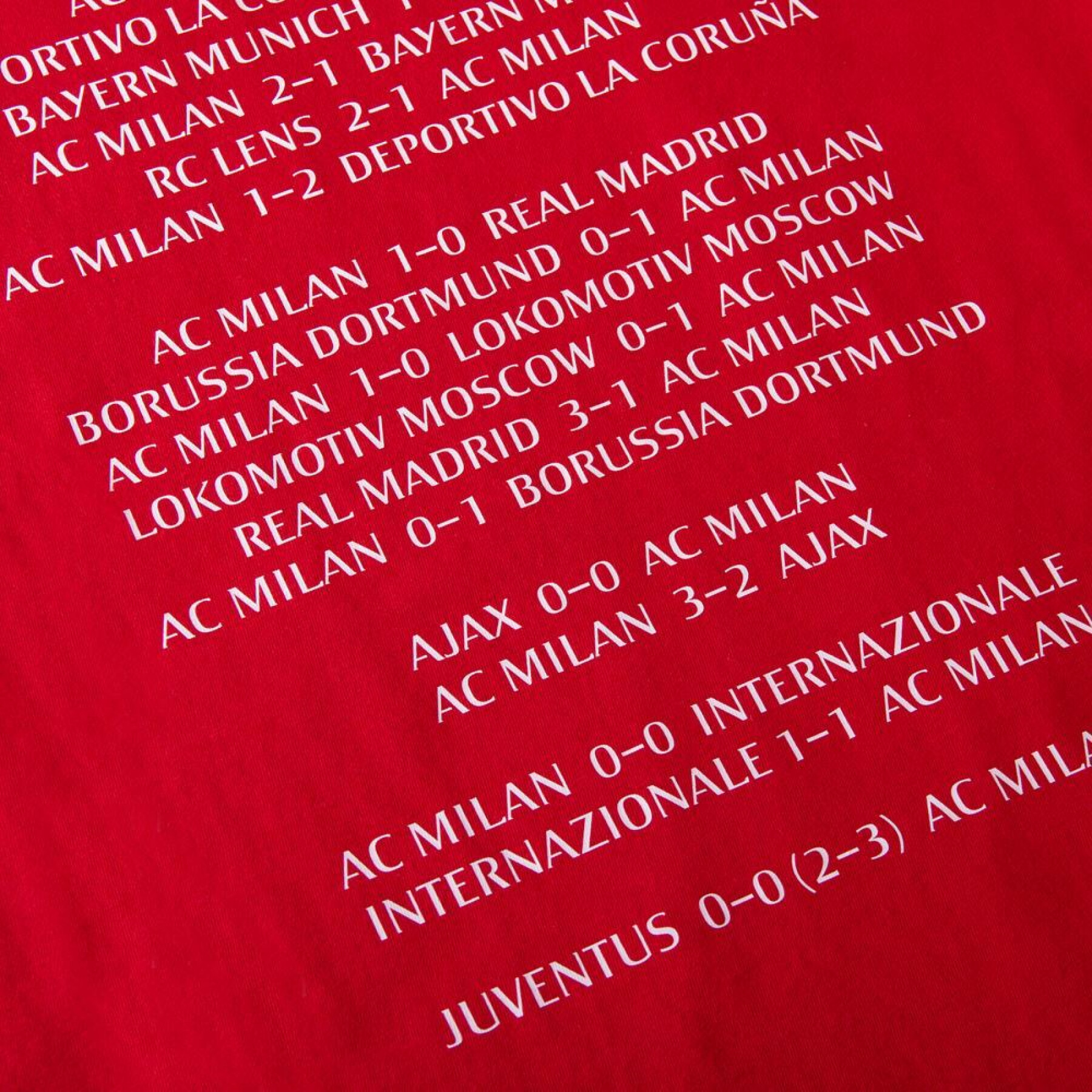 T-shirt brodé Milan AC CL 2003/04