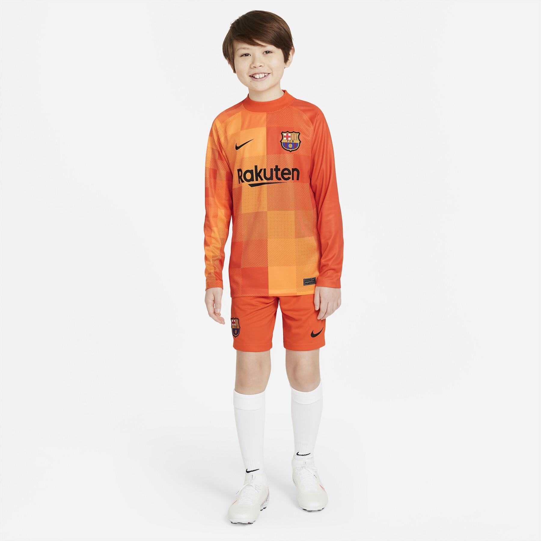 Short gardien enfant domicile FC Barcelone 2021/22