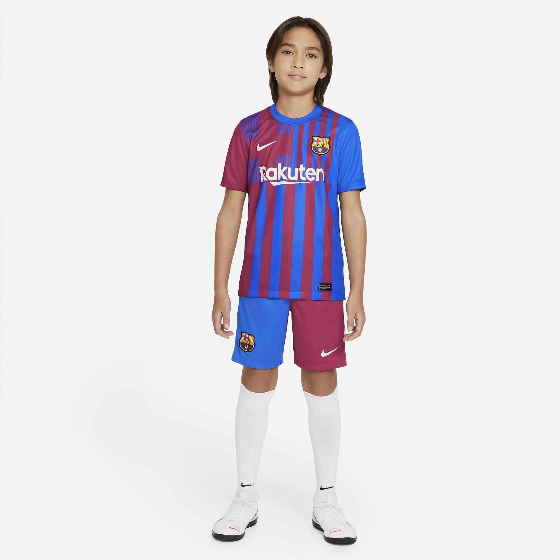 Short domicile enfant FC Barcelone 2021/22