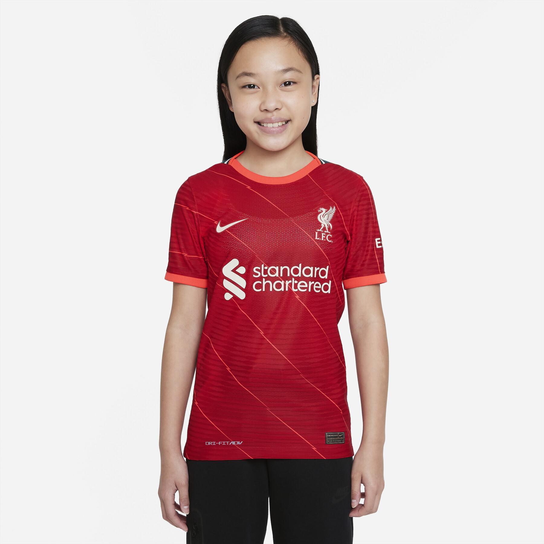 Maillot Domicile enfant authentique Liverpool FC 2021/22