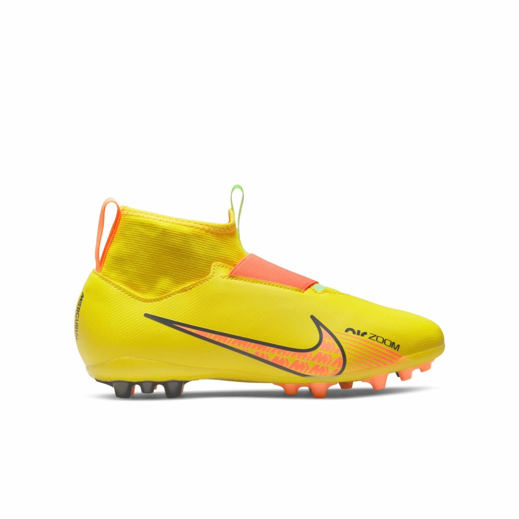 Chaussures de Football enfant Zoom Mercurial SuperFly 9 Academy AG - Lucent Pack