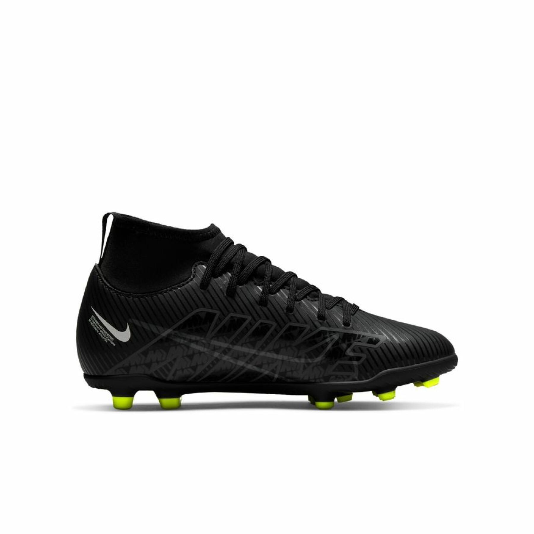 Chaussures de football enfant Nike Mercurial Superfly 9 Club FG/MG - Shadow Black Pack