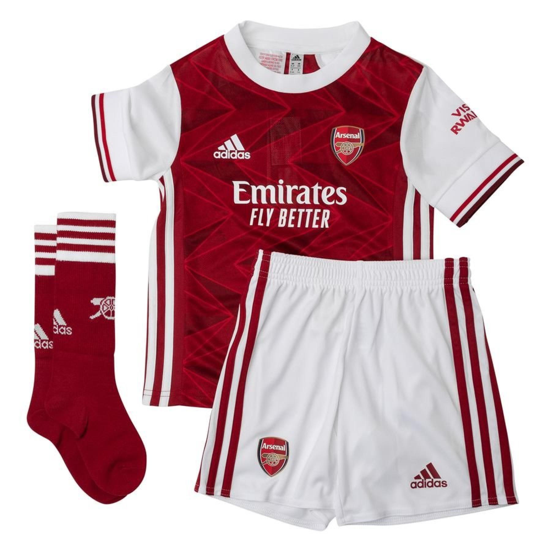 Mini-kit kid domicile Arsenal 2020/21