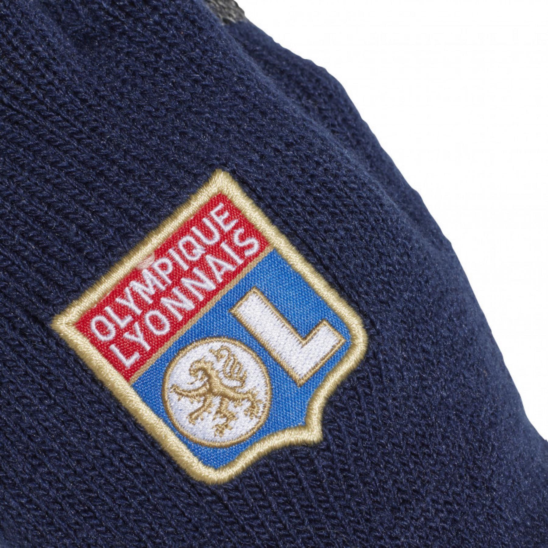 Gants tactiles bleu marine - Olympique Lyonnais