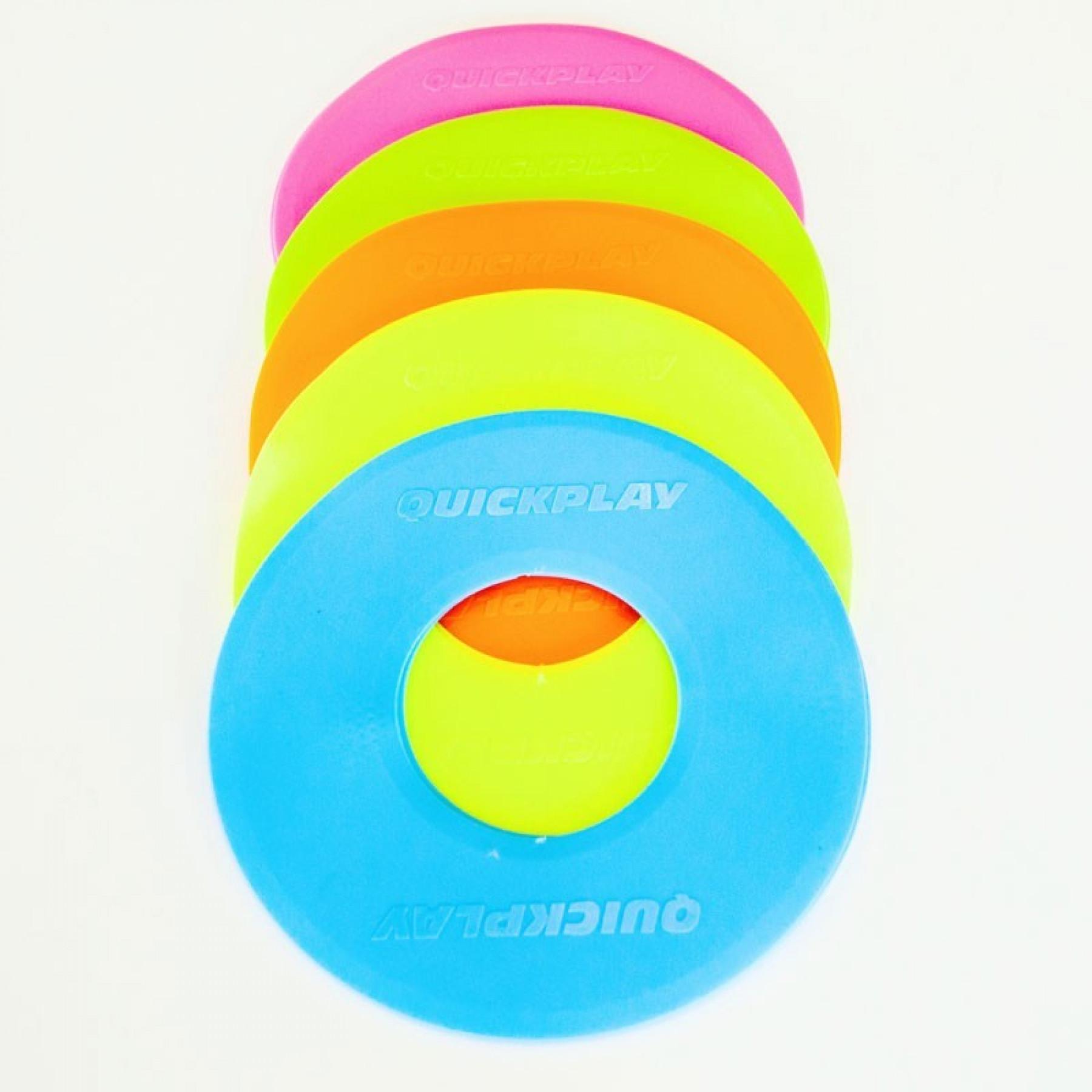 Pack de 10 disques de marquage Quickplay multicolore