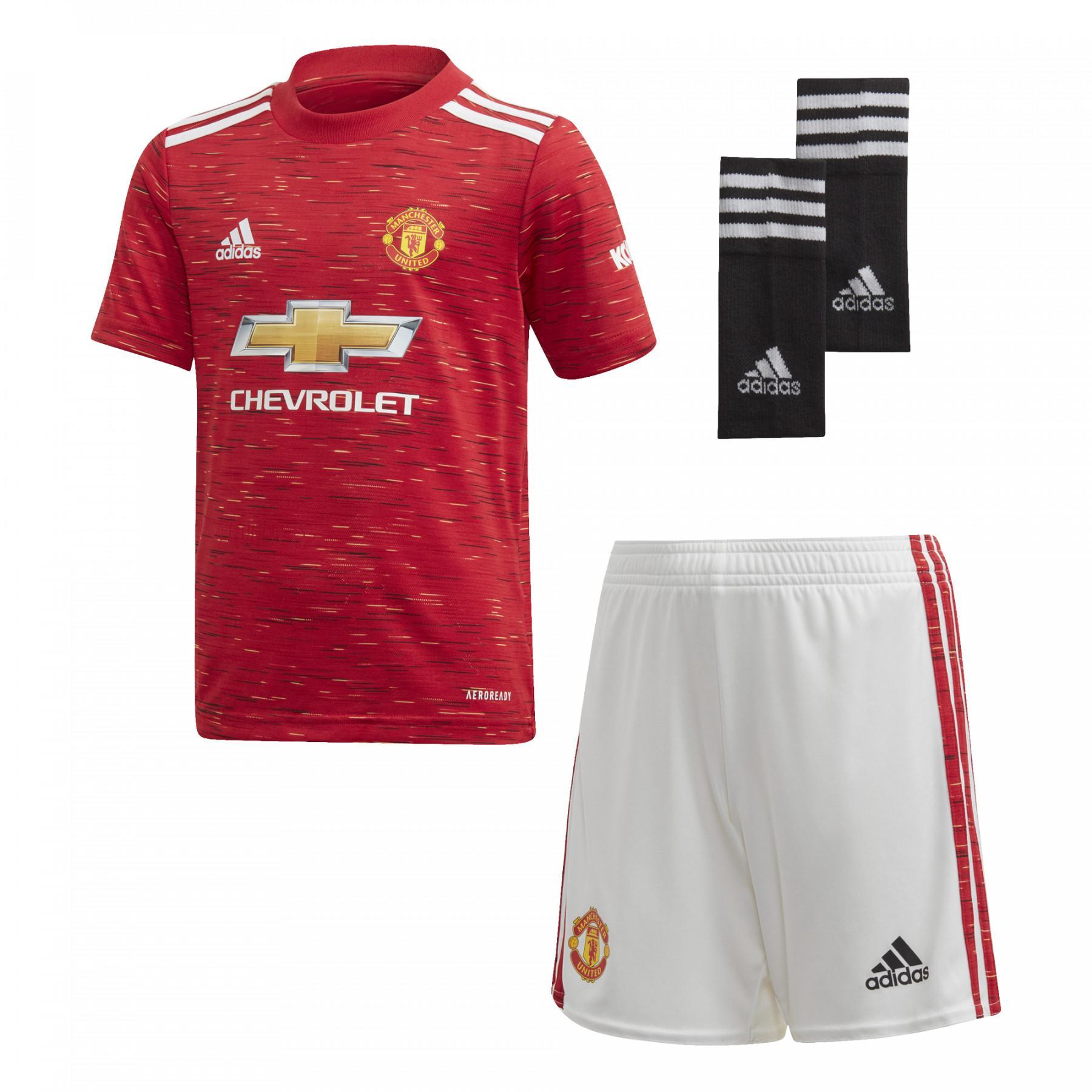 Mini-kit kid domicile Manchester United 2020/21