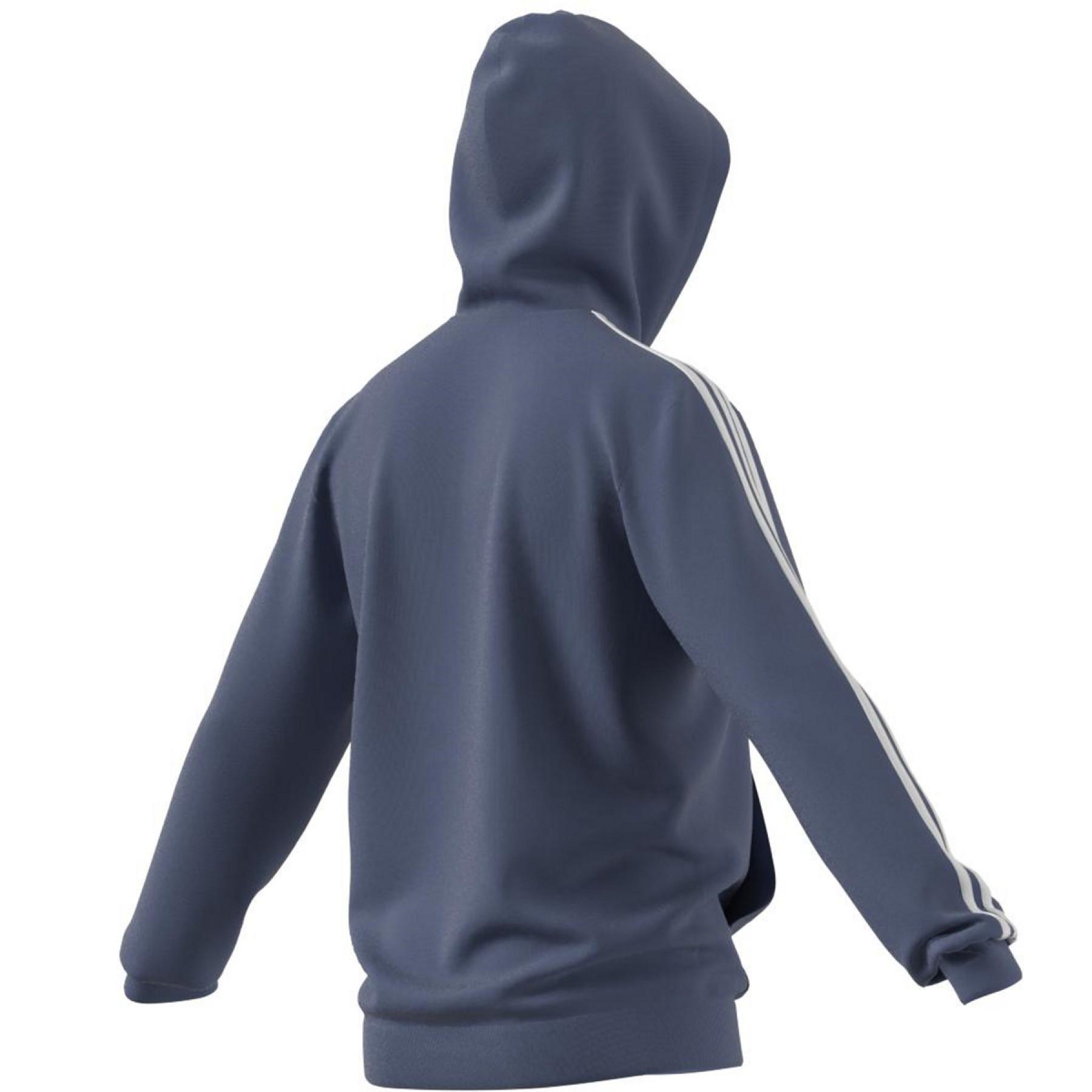 Sweatshirt à capuche adidas Essentials French Terry 3-Bandes Full-Zip