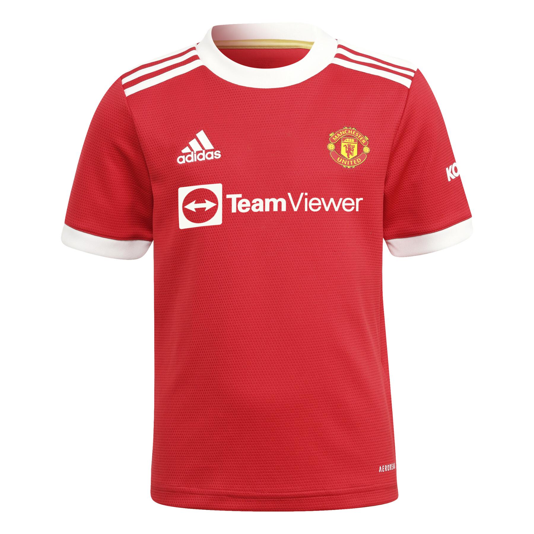 Mini kit Domicile Manchester United 2021/22