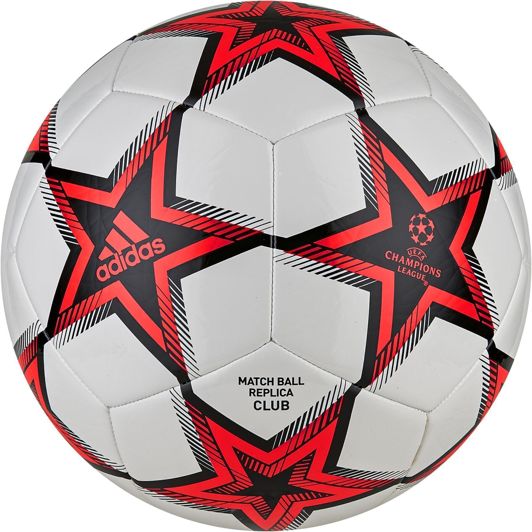 Ballon adidas Ligue des Champions noir rouge 2023/24 sur
