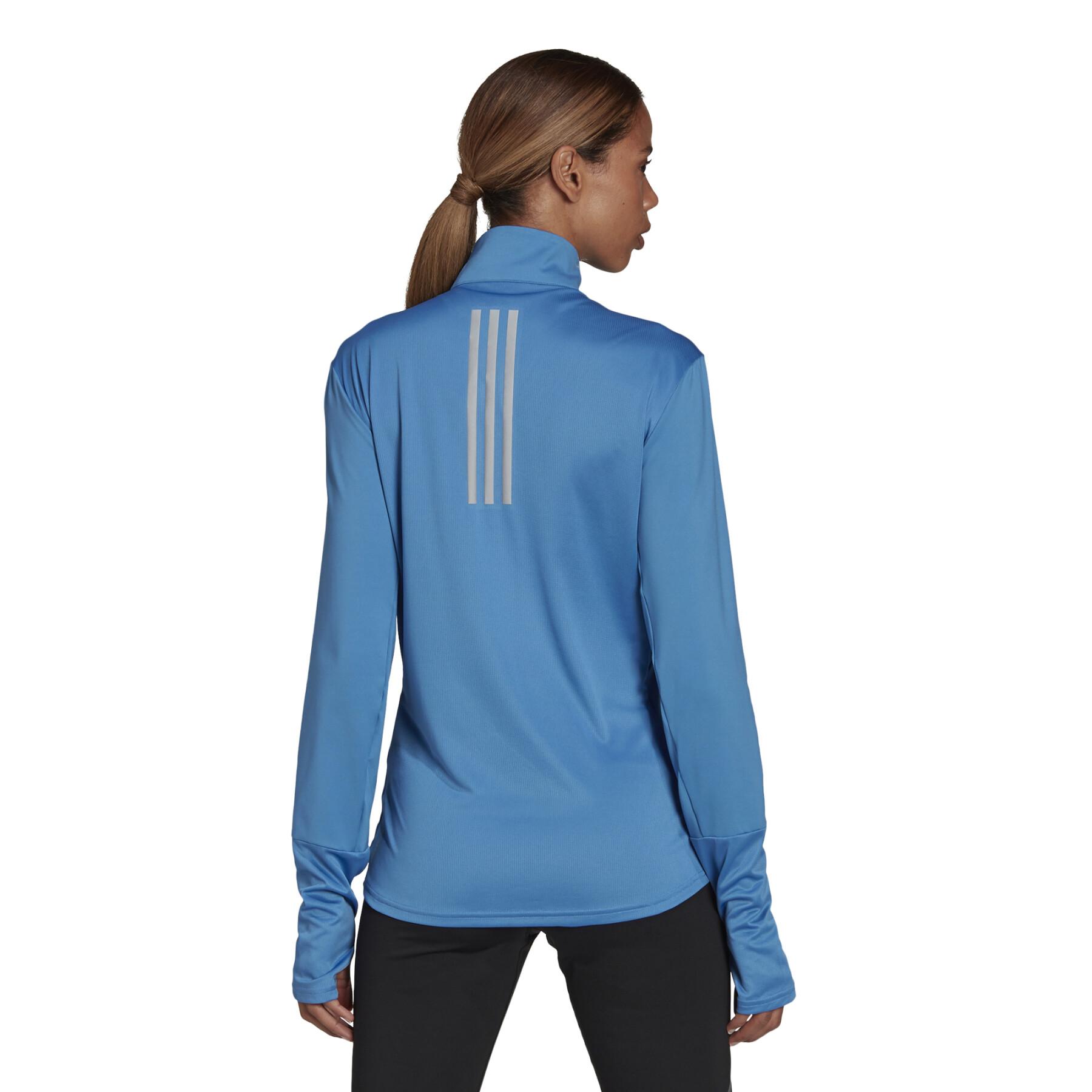 Sweatshirt à zip femme adidas Own the Run