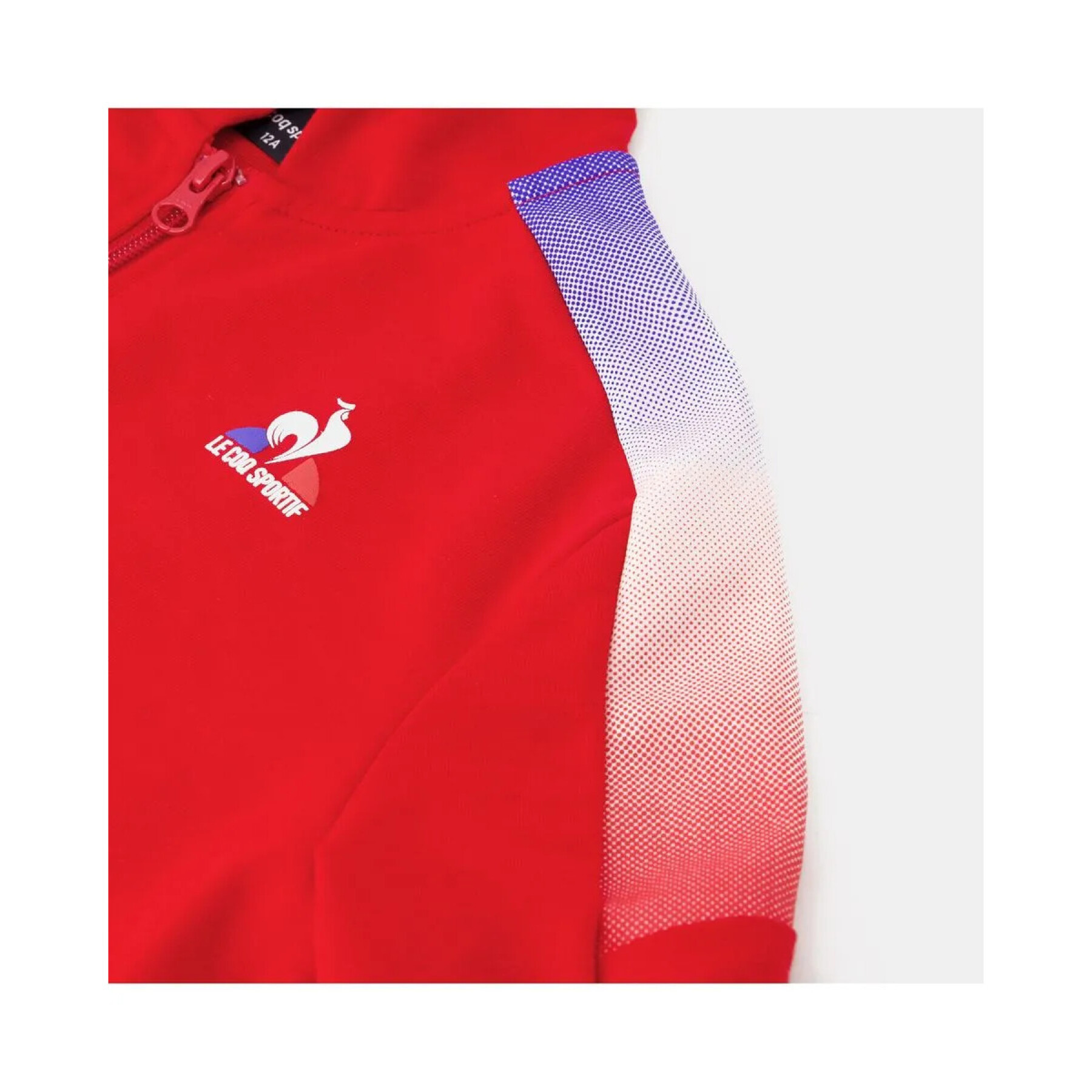 Sweatshirt à capuche zippé enfant Le Coq Sportif Tri N°1