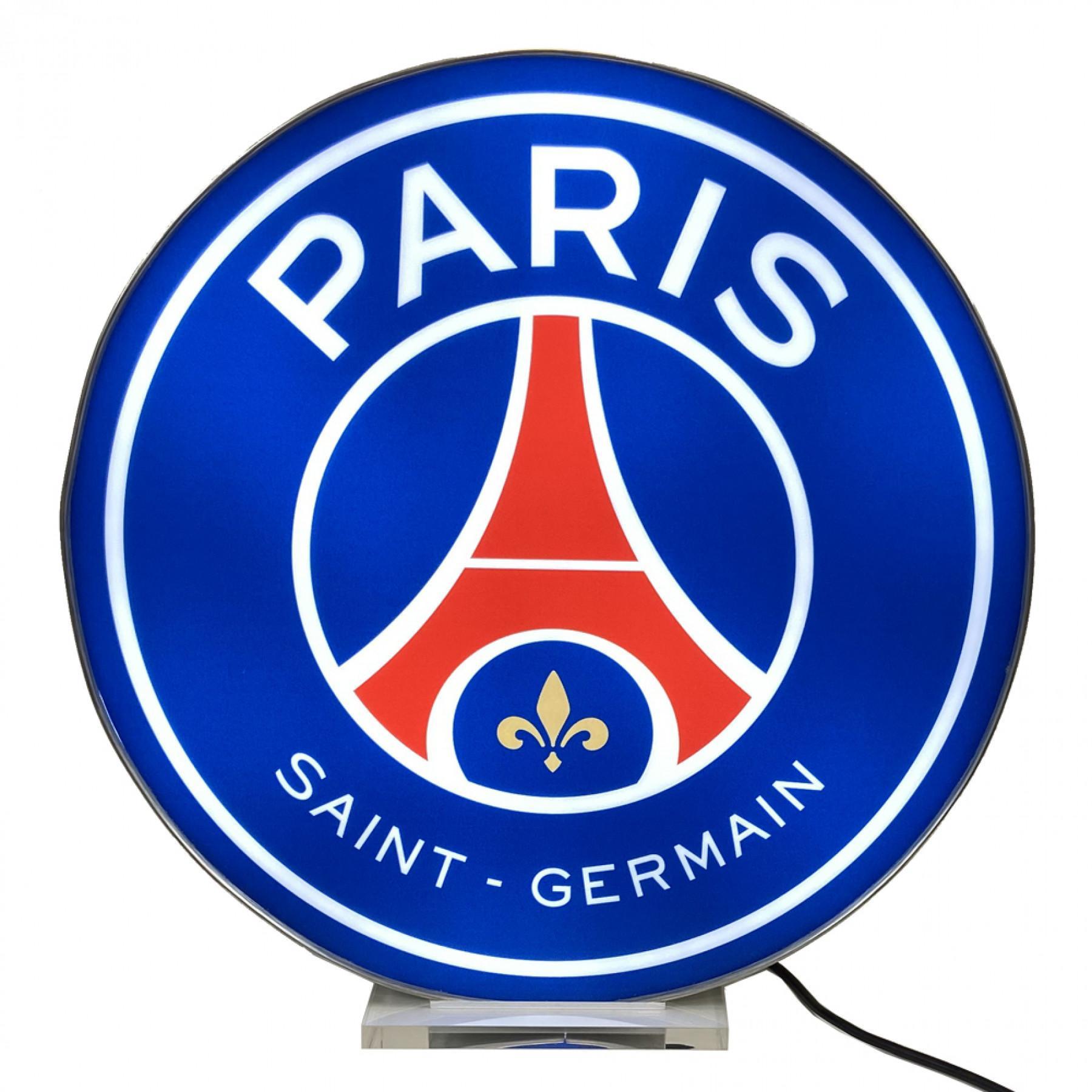 Lampe 3D Logo PSG avec socle au choix ! - LampePhoto