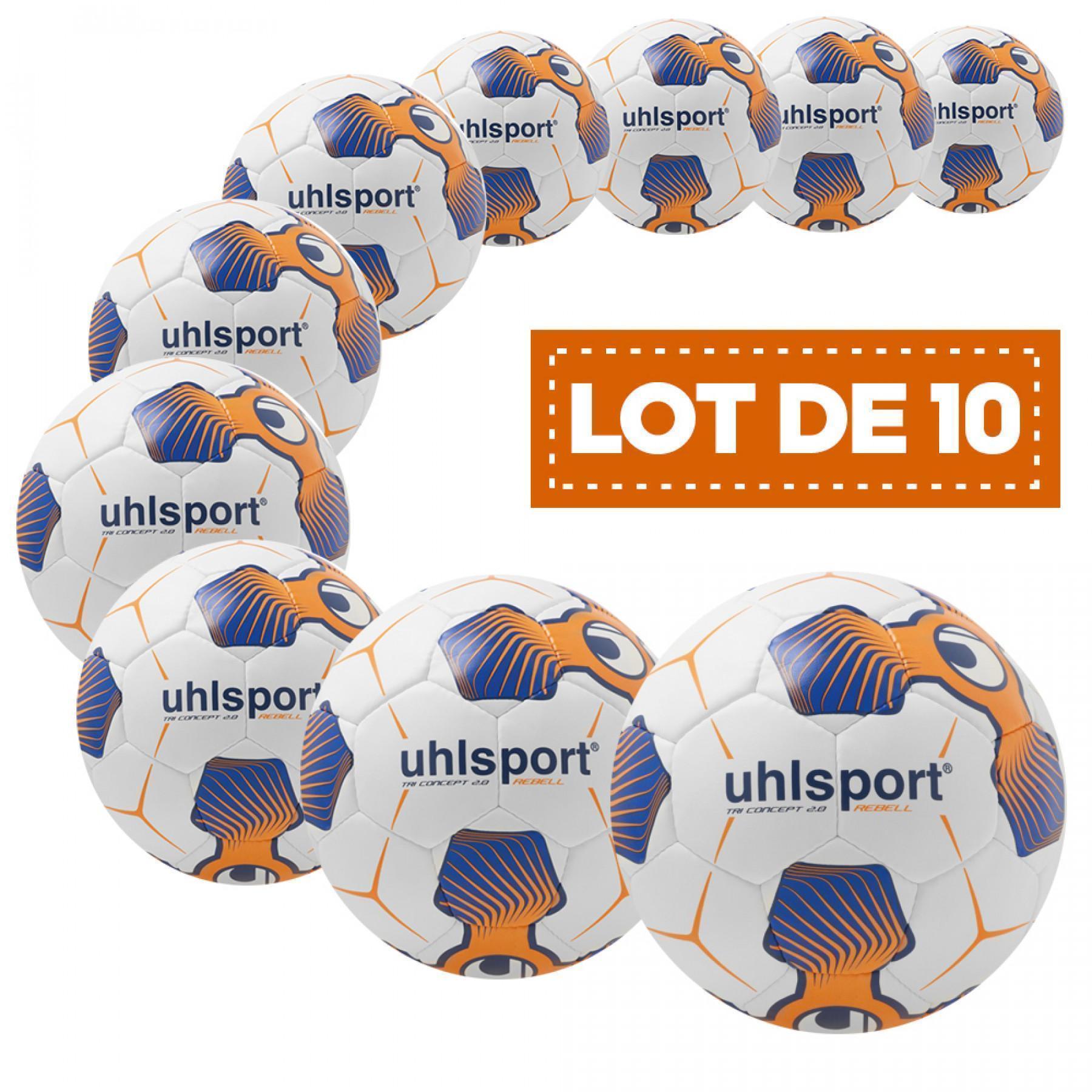 Lot de 10 ballons Uhlsport Rebell 2.0