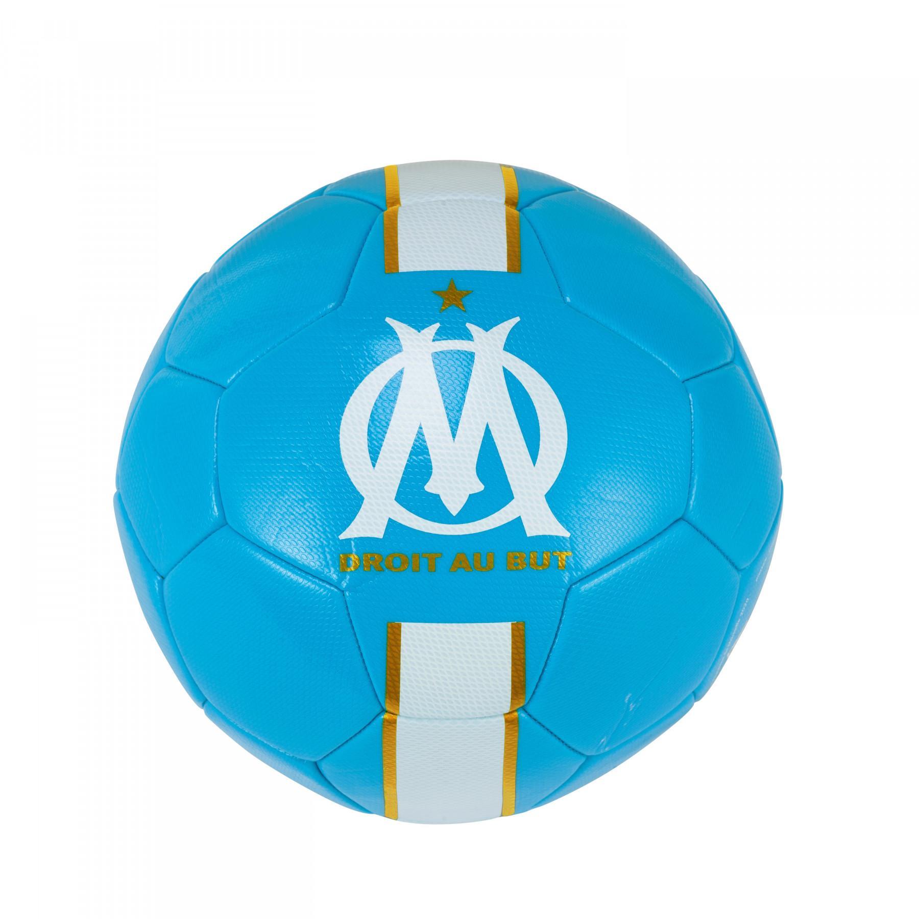 Ballon De Foot OM Logo M20060 Bleu Clair